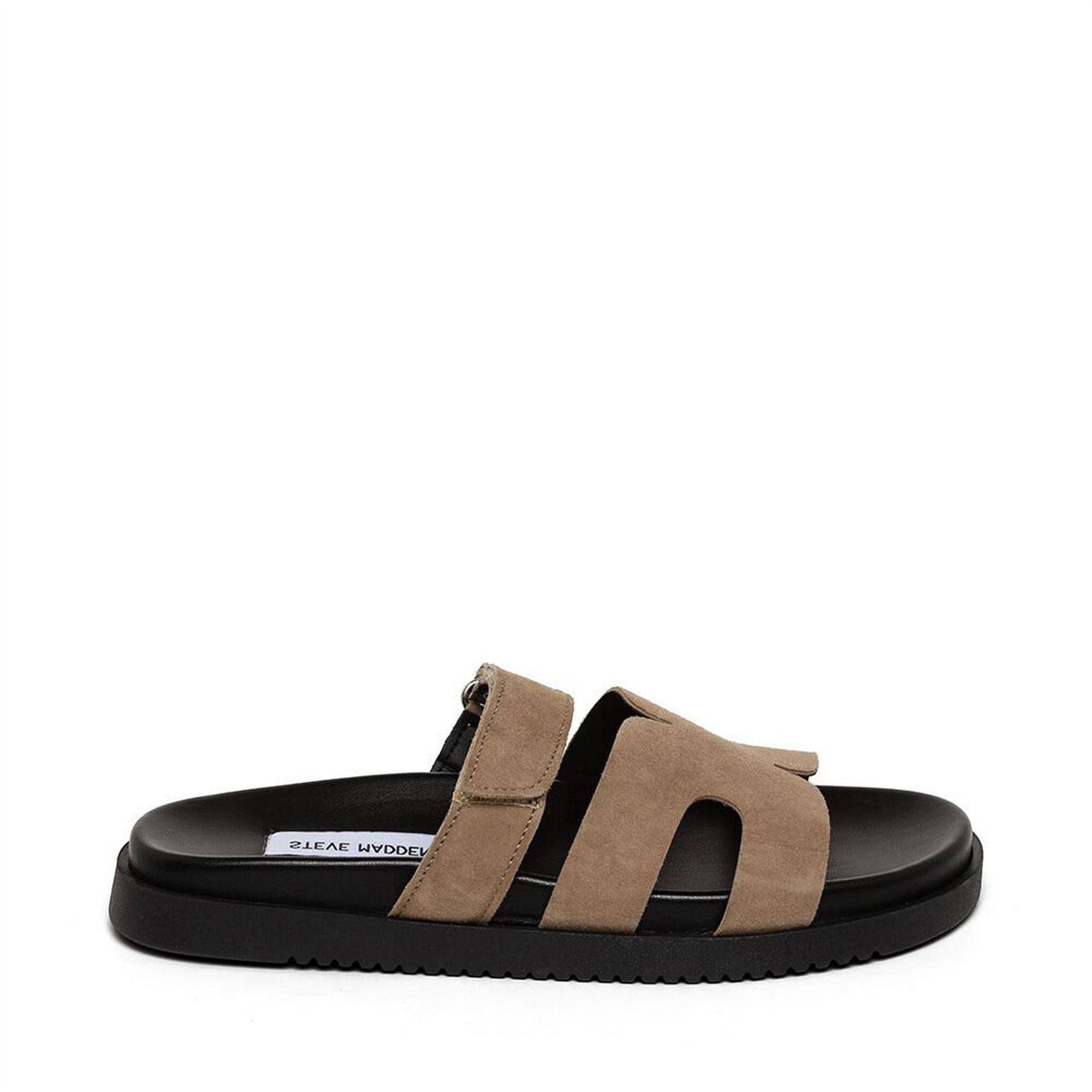Steve Madden Textured Open Toe Slide Sandals