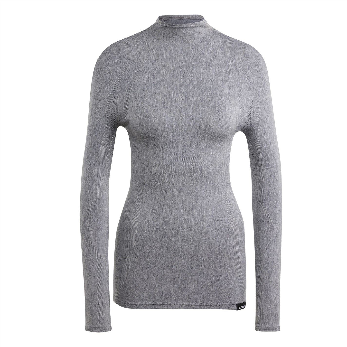 adidas Merino Slim Fit Long Sleeve Turtleneck T-Shirt