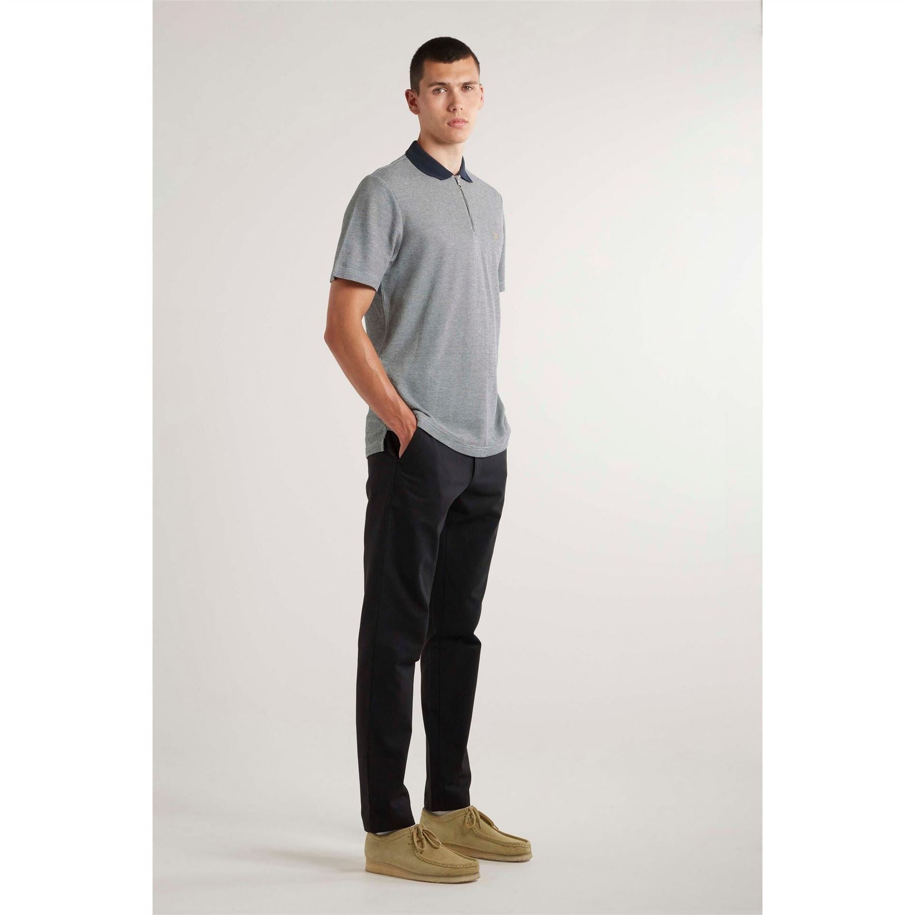 Farah Elm Regular Fit Cotton Trousers
