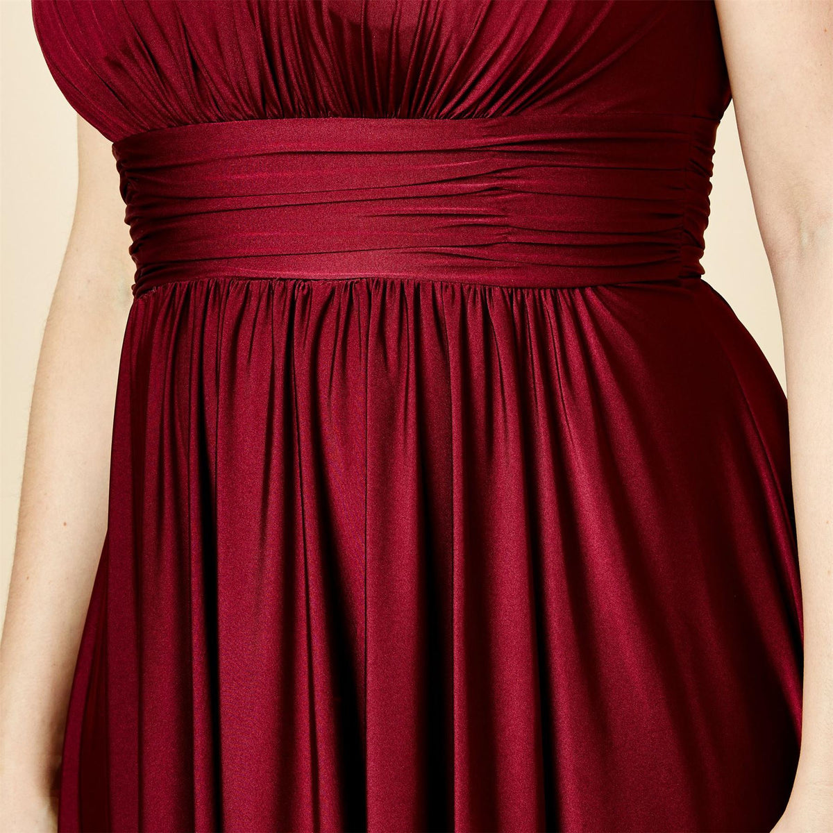 Biba Bridesmaid Dip Hem Maxi Dress