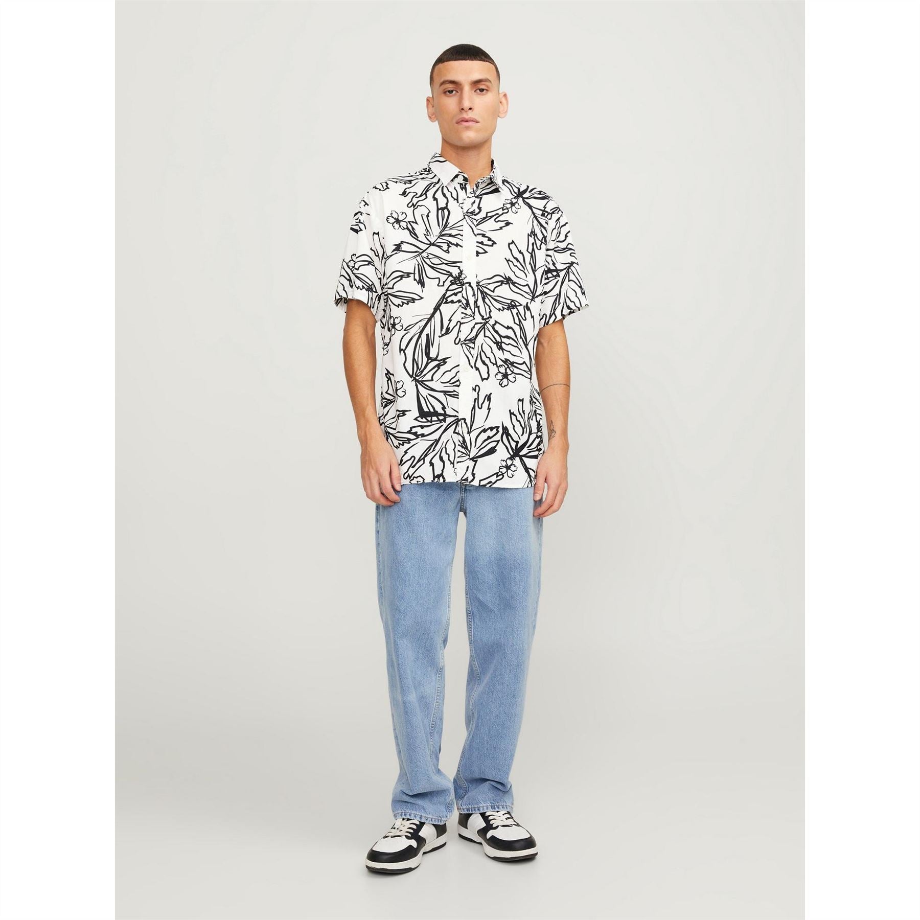 Jack and Jones All Over Print Short Sleeve Shirt