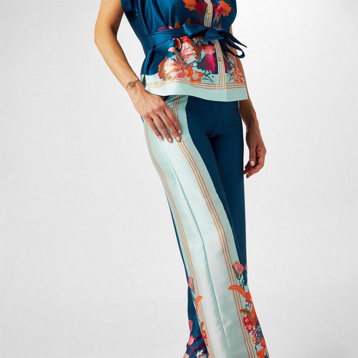 Biba Border Print Trouser
