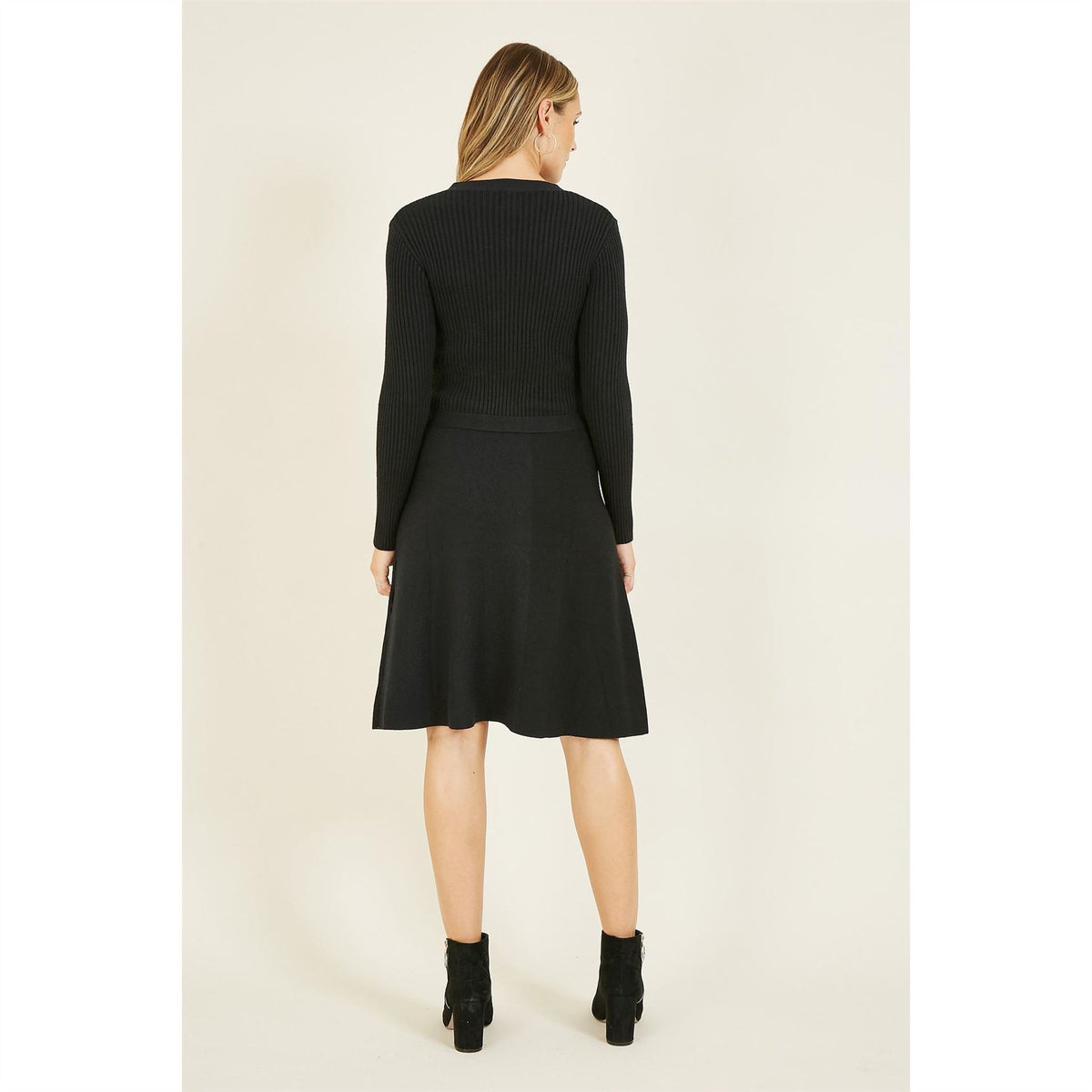 Yumi Knitted Skater Dress