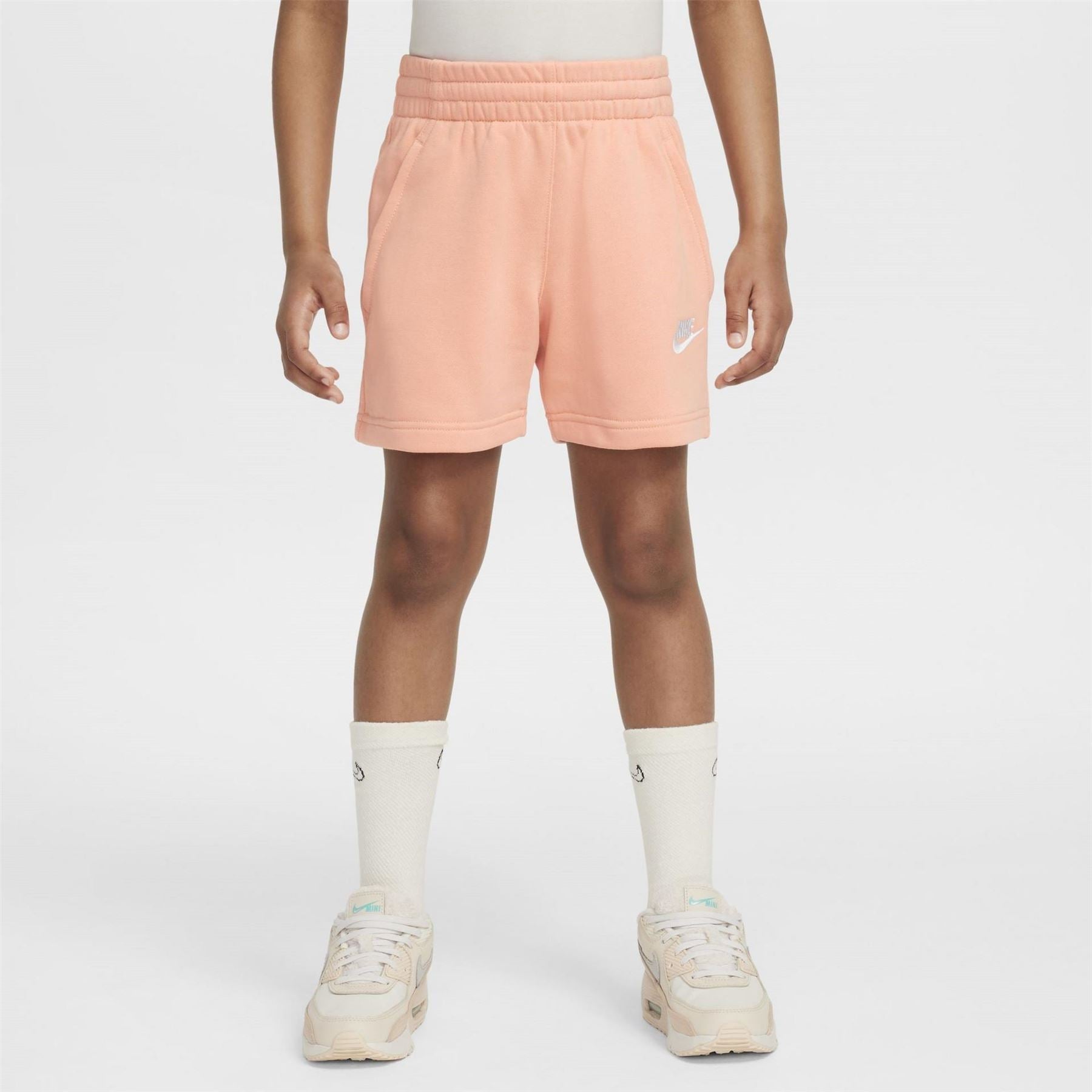 Nike Club Fleece Big Kids (girls) 5 French Terry Shorts