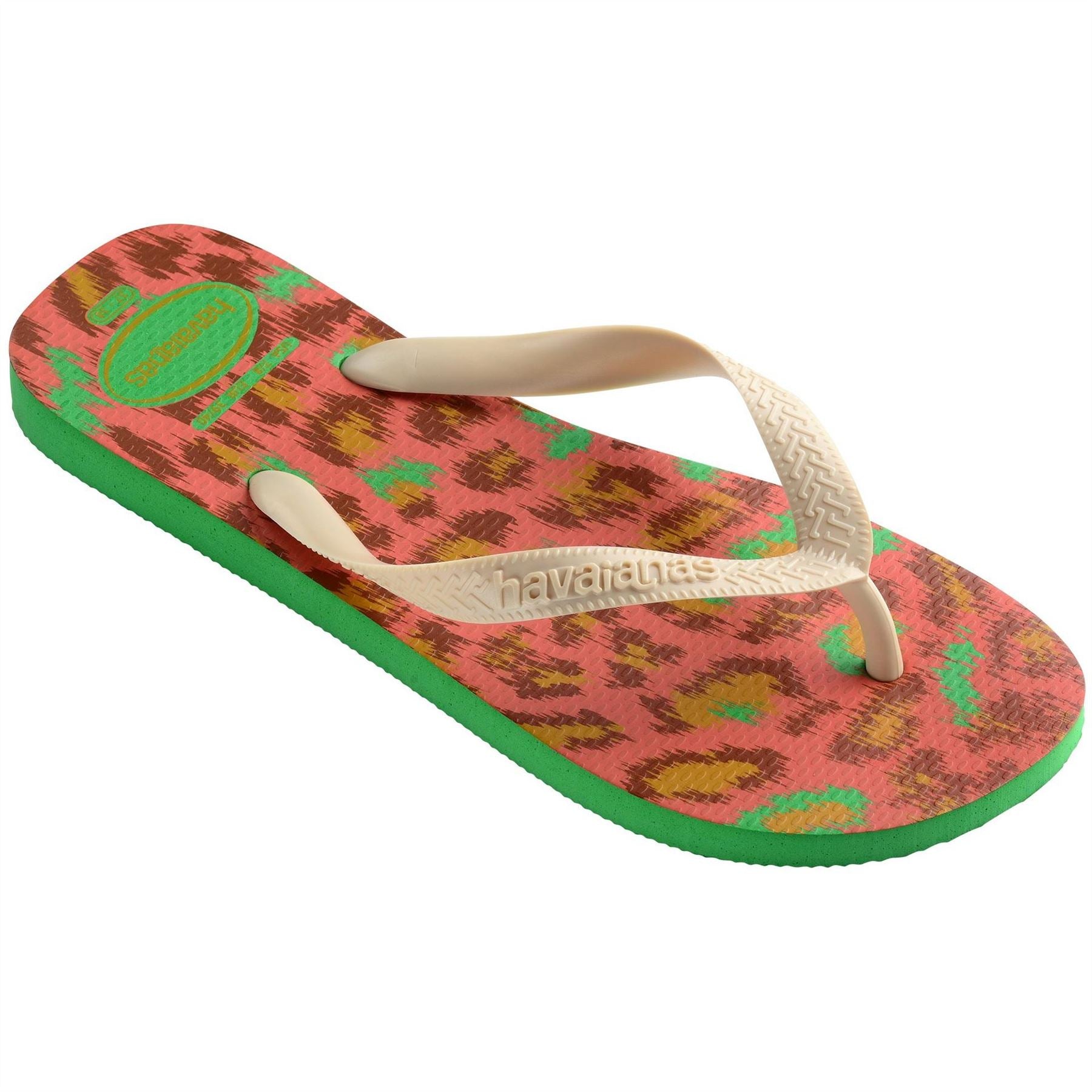 Havaianas Womens Hav. Top Animals Grey Silver Ice Gr Flip Flops