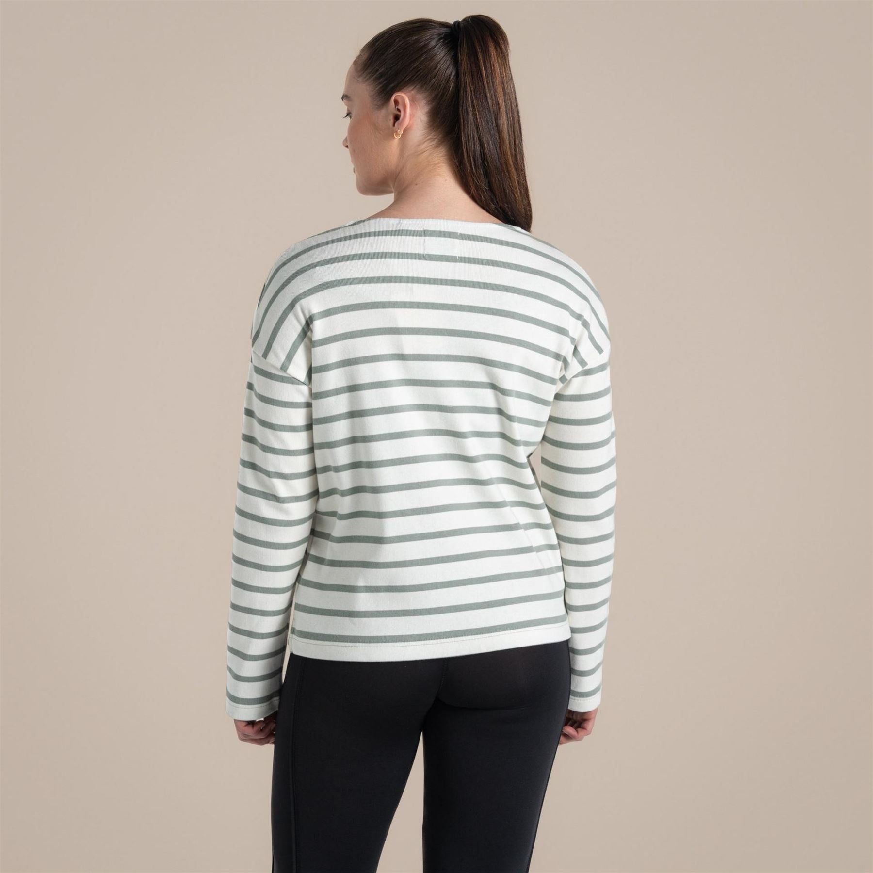 Craghoppers Sinead Boat Neck Long Sleeve Drop Shoulder Jersey Top
