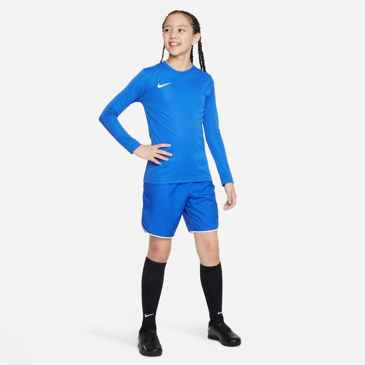 Nike Jersey Crew Neck Long Sleeve Bold Logo T-Shirt