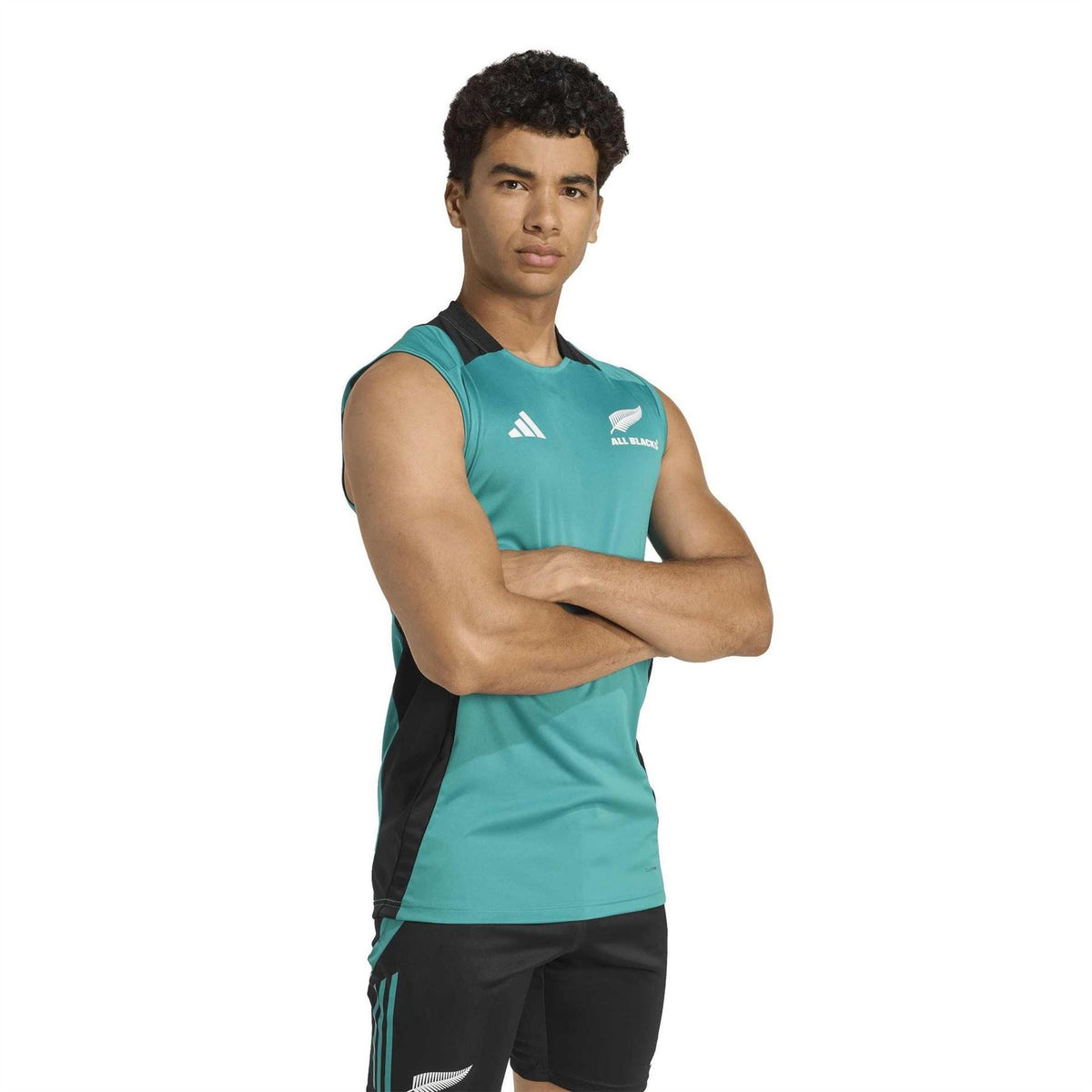 adidas Printed Logo Crew Neck Sleeveless Singlet