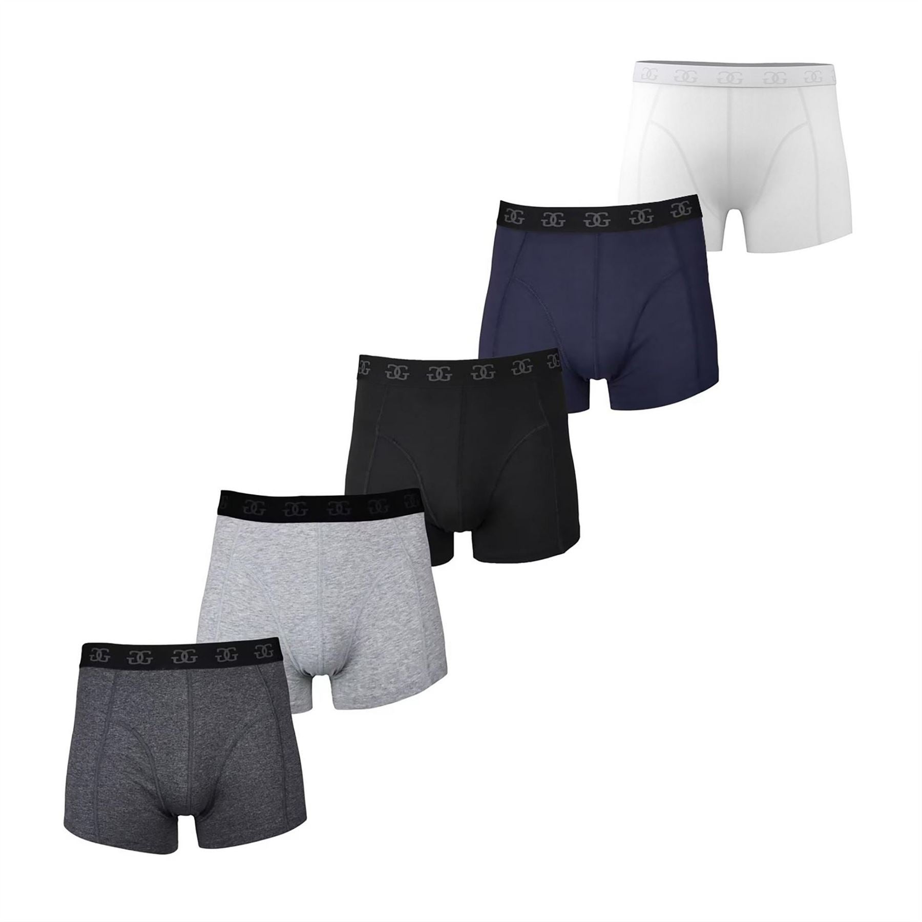 Giorgio Mens Essential 5 Pack Trunks