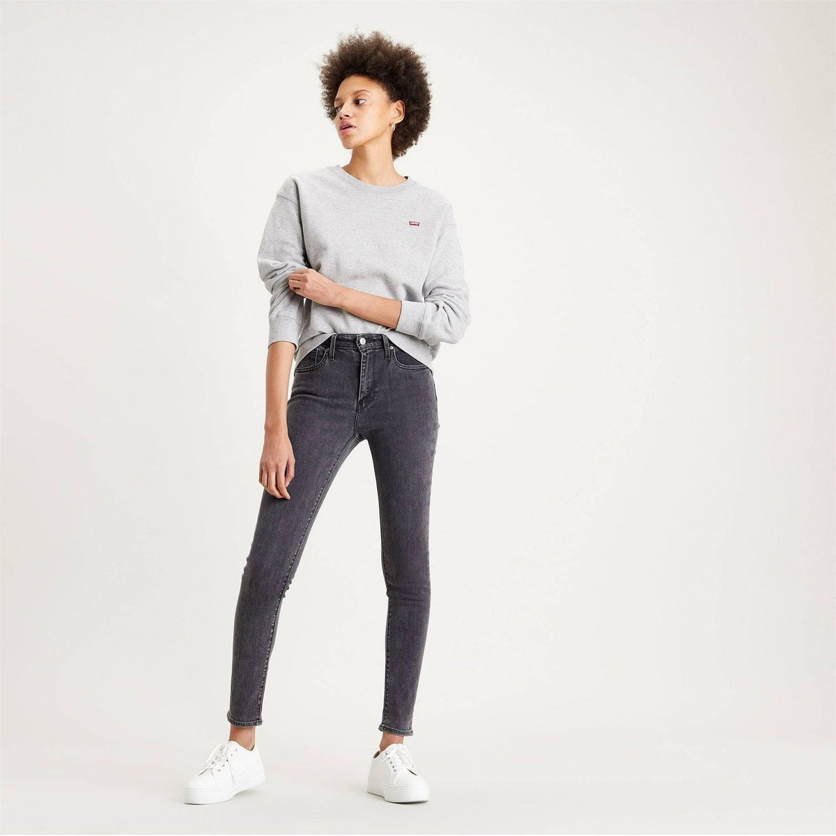 Levis 721 High Rise Cotton Stretch Skinny Jeans