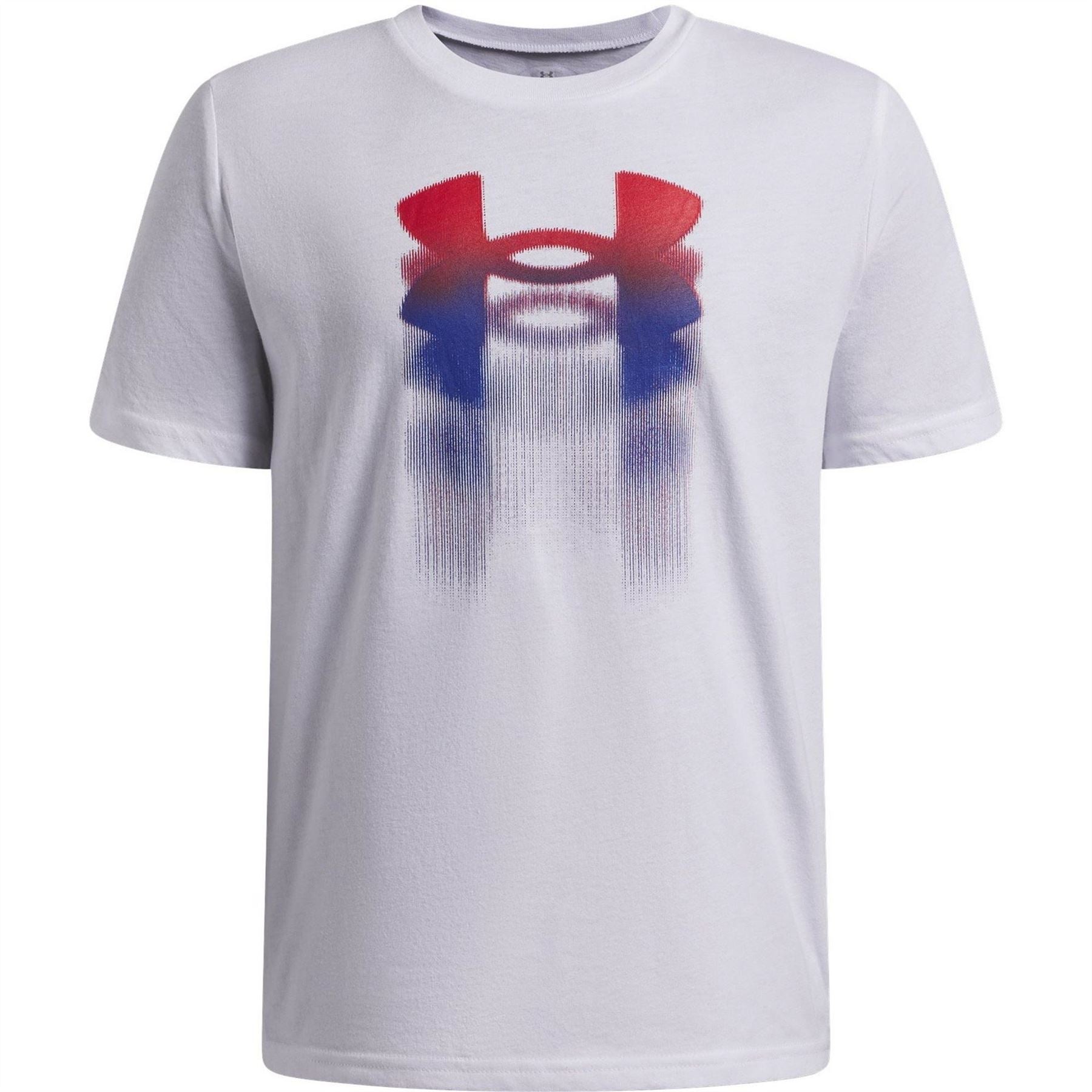 Under Armour Logo Blur Boys Short Sleeve