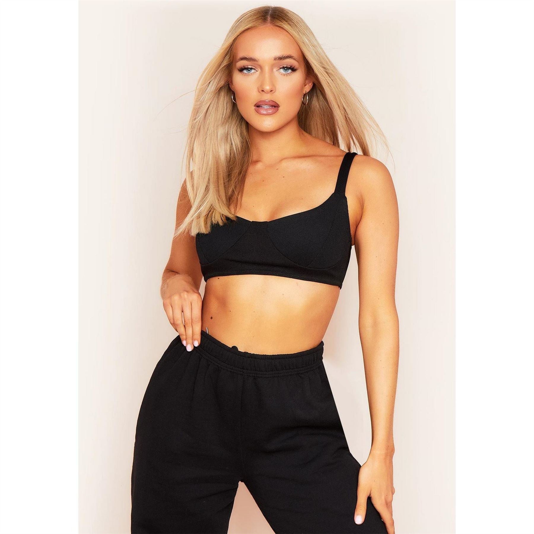 Missy Empire Cupped Bralet Crop Top