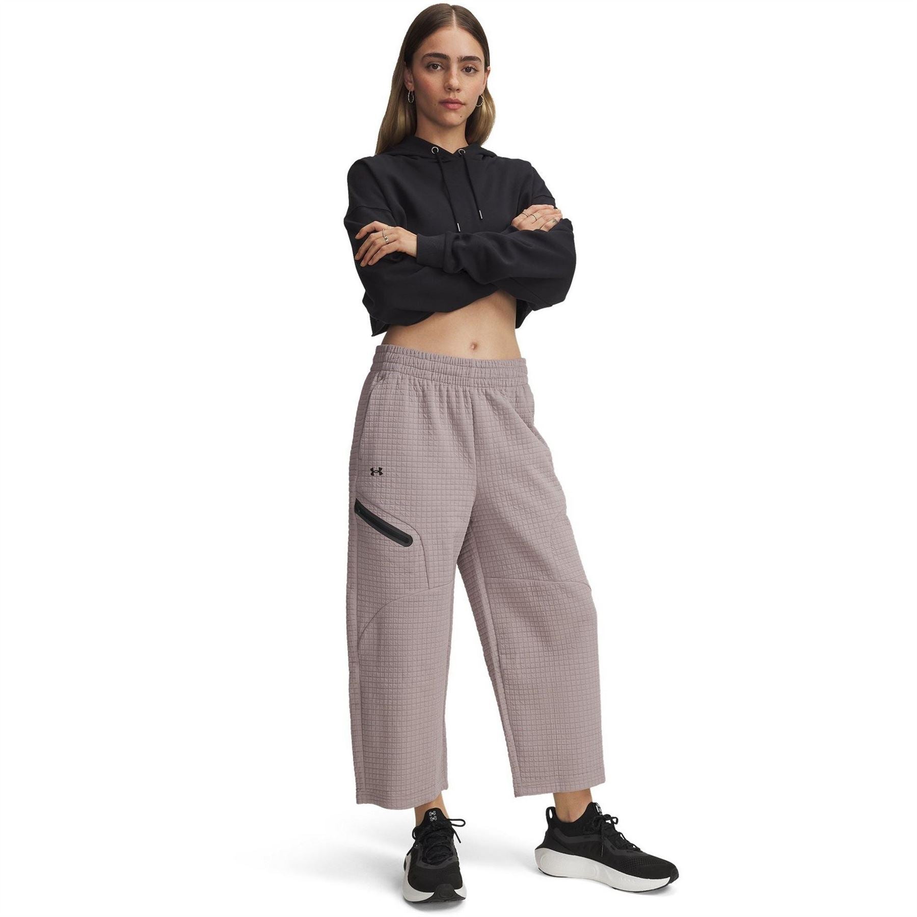 Under Armour Cropped Open Hem Fleece Joggers