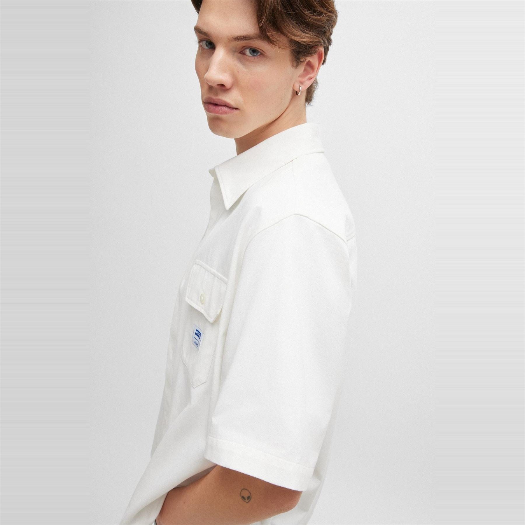Hugo Crew Neck Regular Fit Short Sleeve Shirt