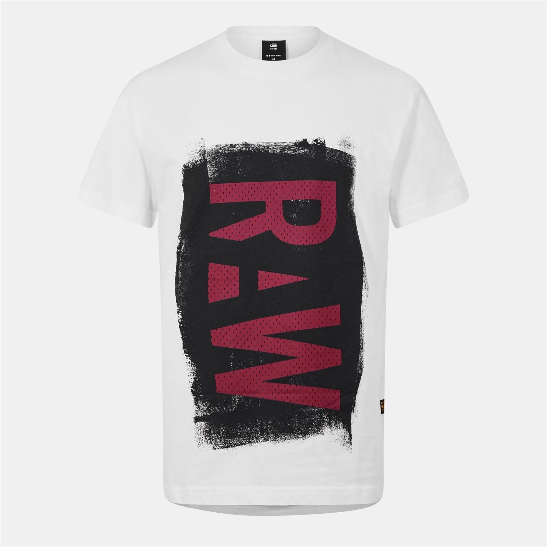 G Star Painted Lettering Crew Neck T-Shirt