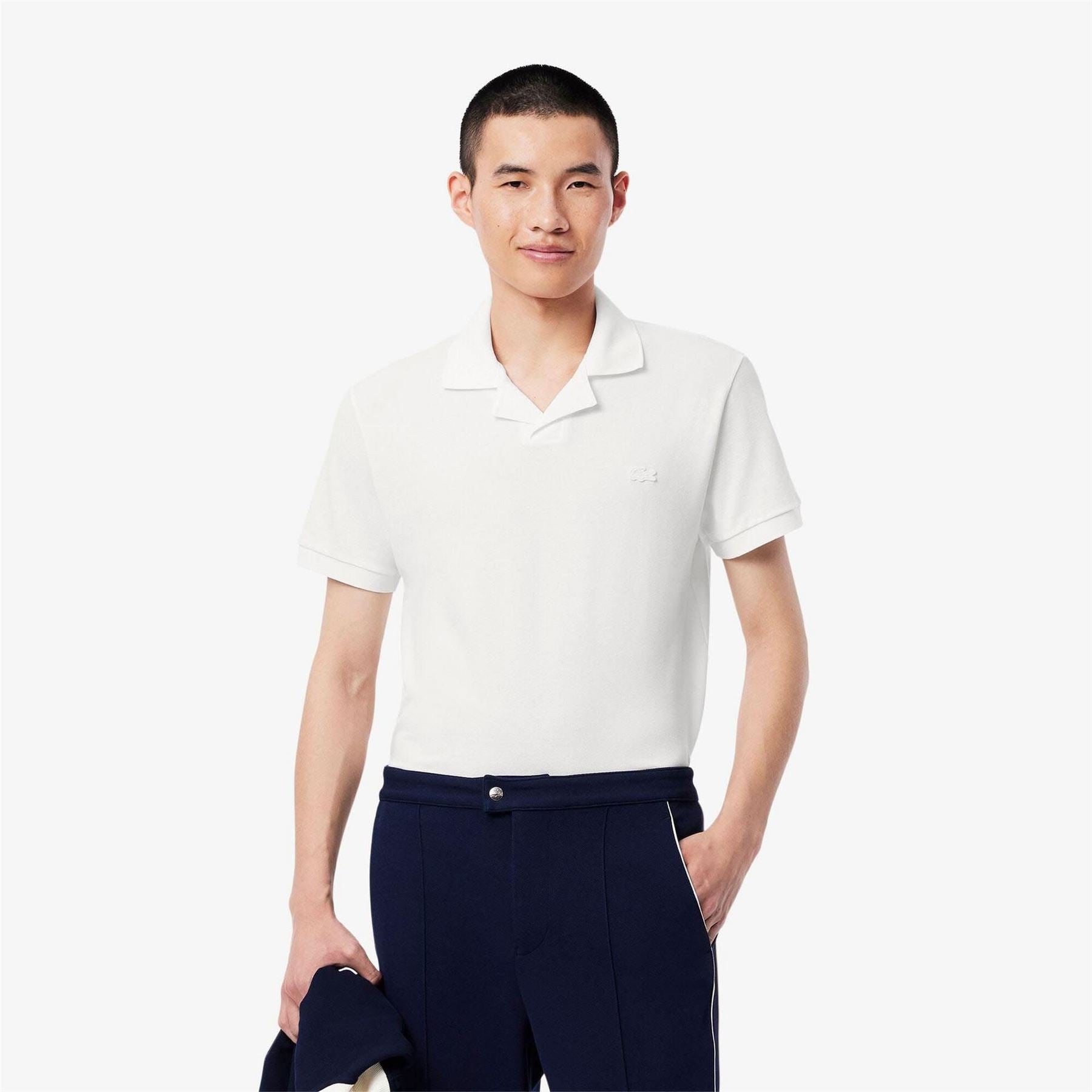 Lacoste Fit Open Neck Paris Polo Shirt