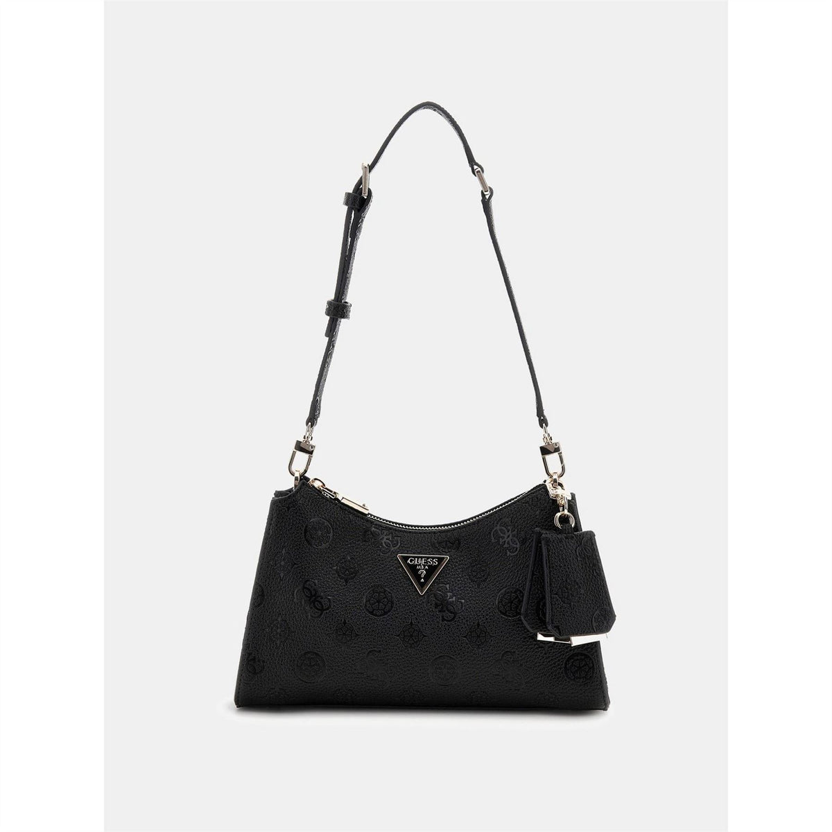 Guess Cresida Shoody Baguette Bag with Key Case