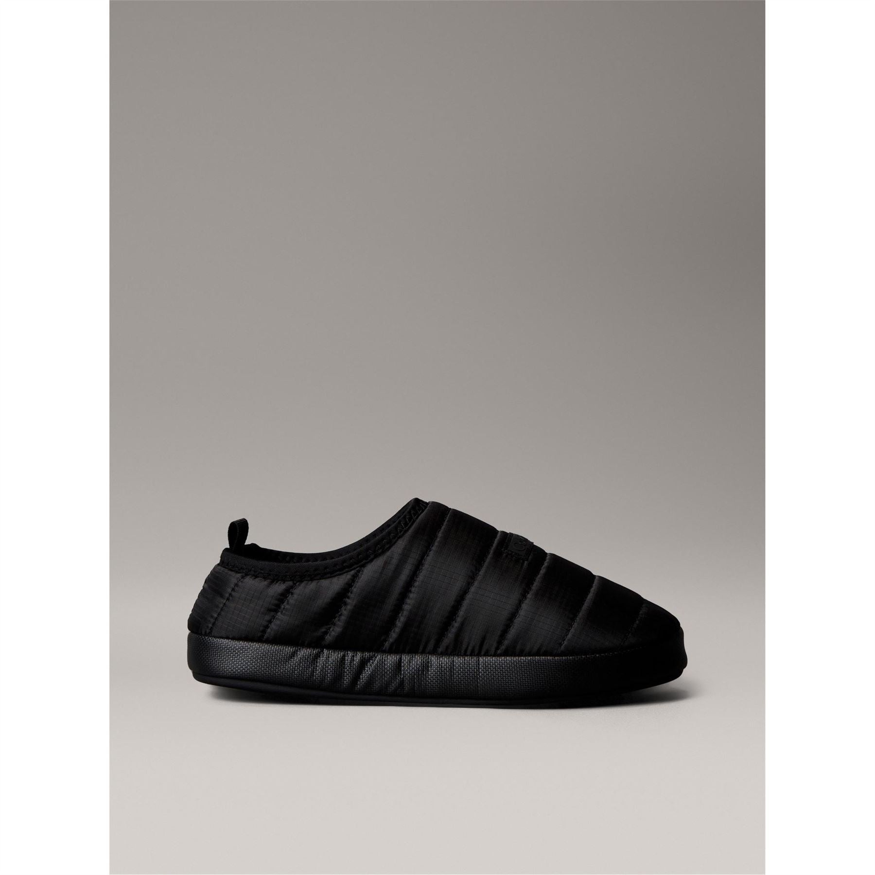 Calvin Klein Puffer Moccasin Slippers with Closed Toe