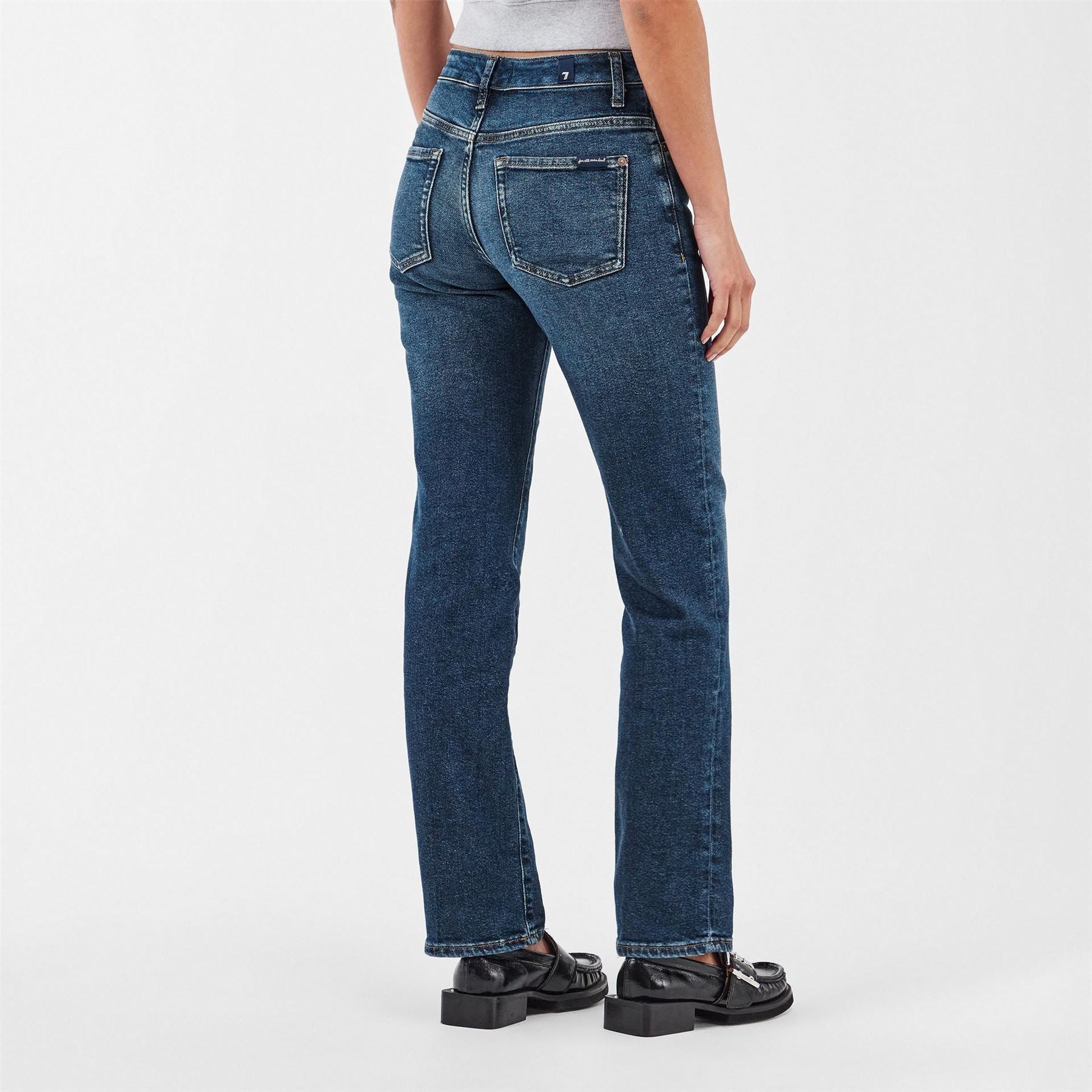 7 For All Mankind Calie Five Pocket Straight Leg Jeans