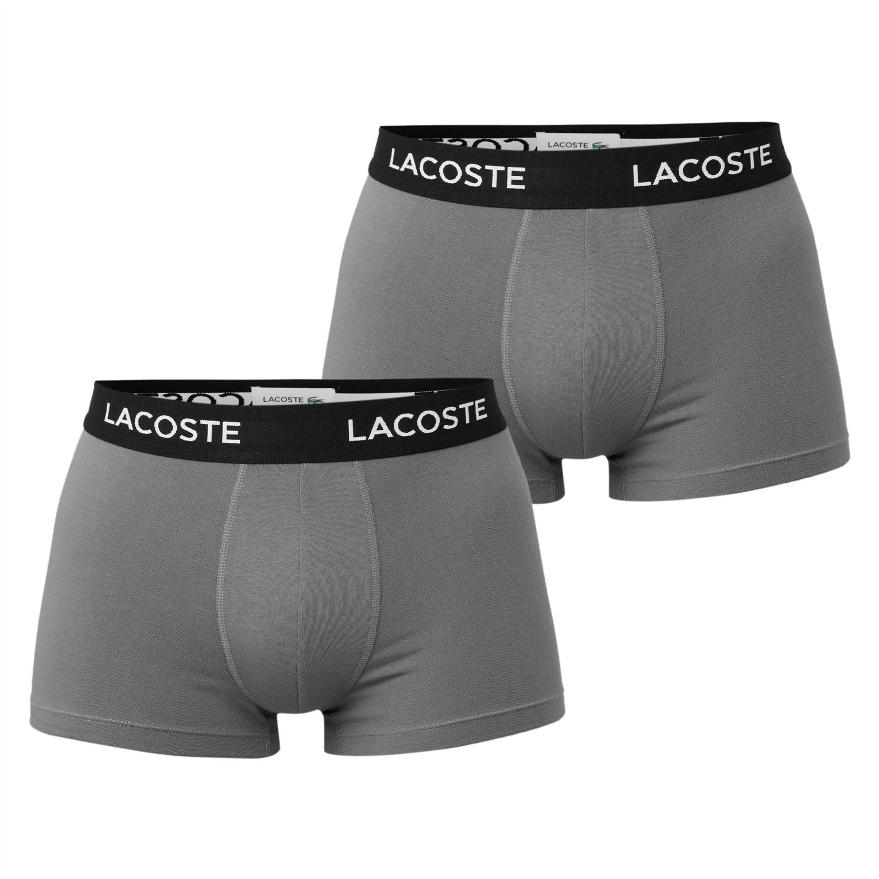 Lacoste Cotton 2 Pack Trunks