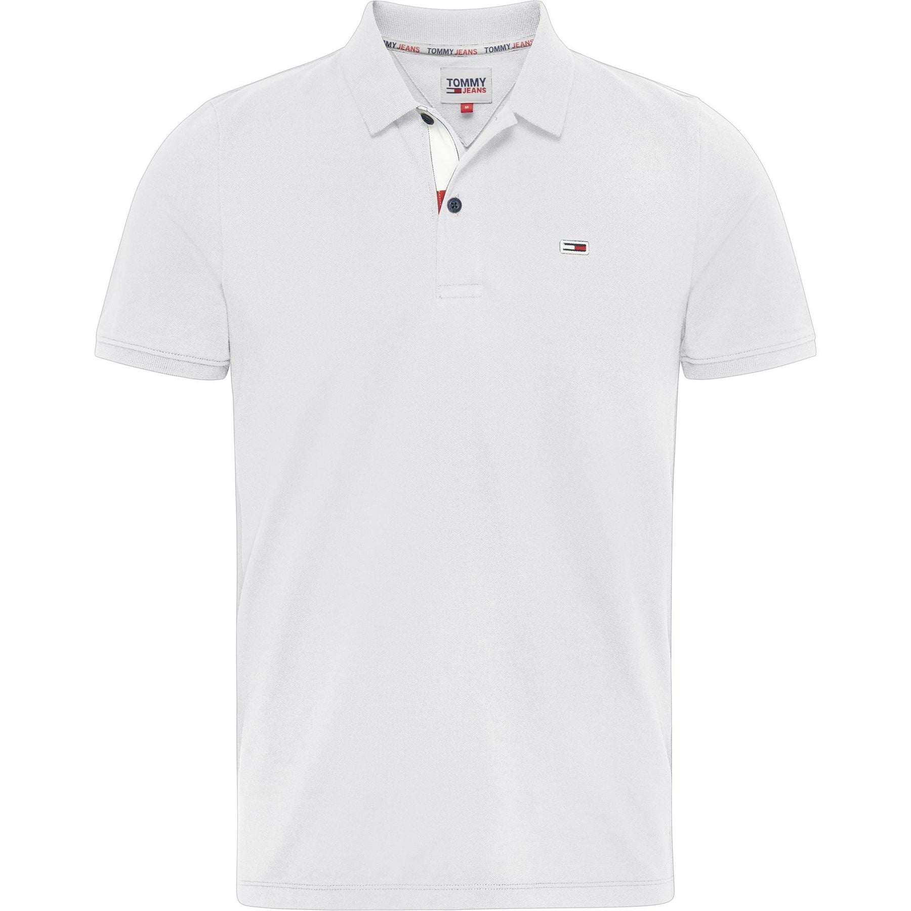 Tommy Jeans Mens Jeans Tjm Slim Placket Polo Shirt