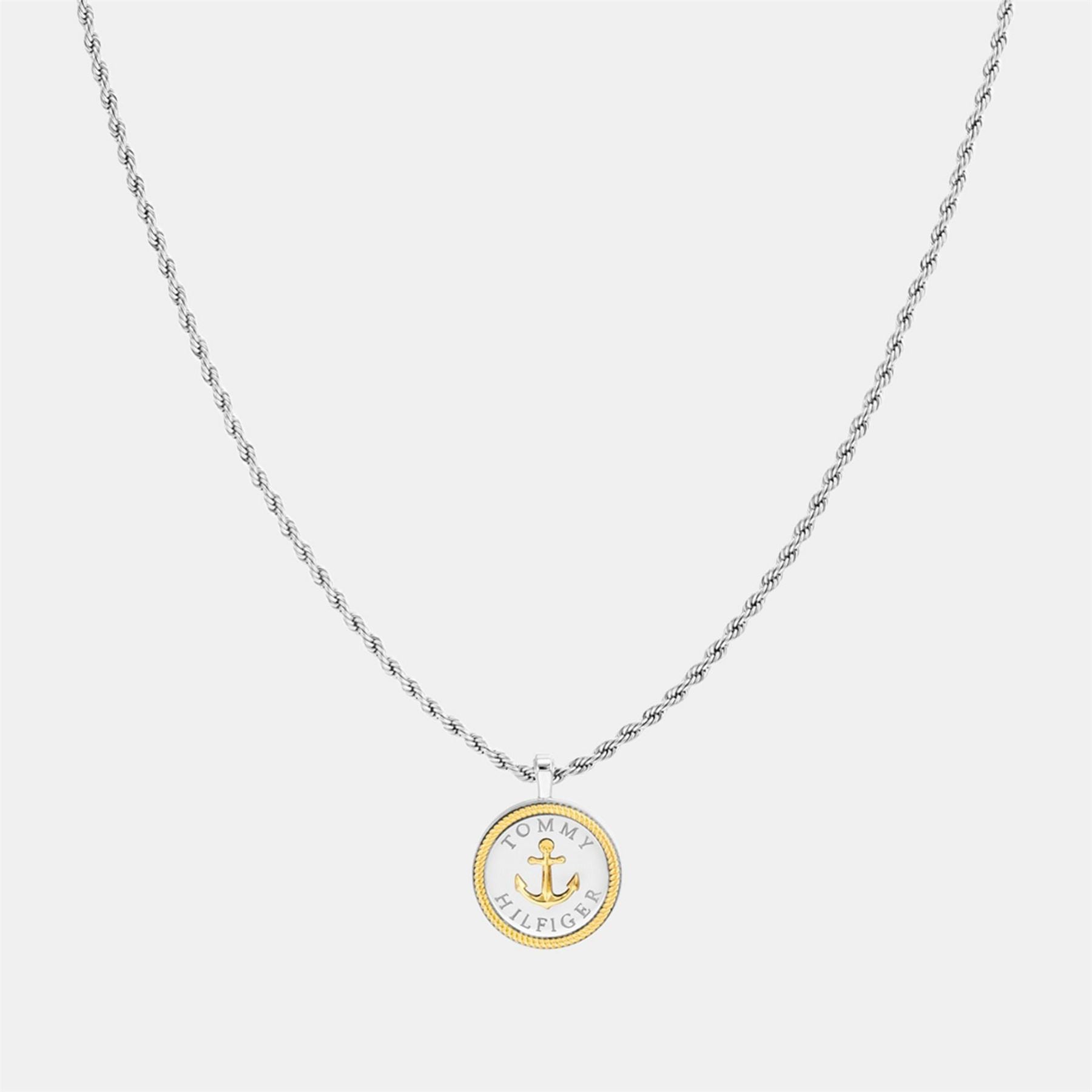 Tommy Hilfiger Hilfiger Men’s Nautical Stainless Steel Necklace