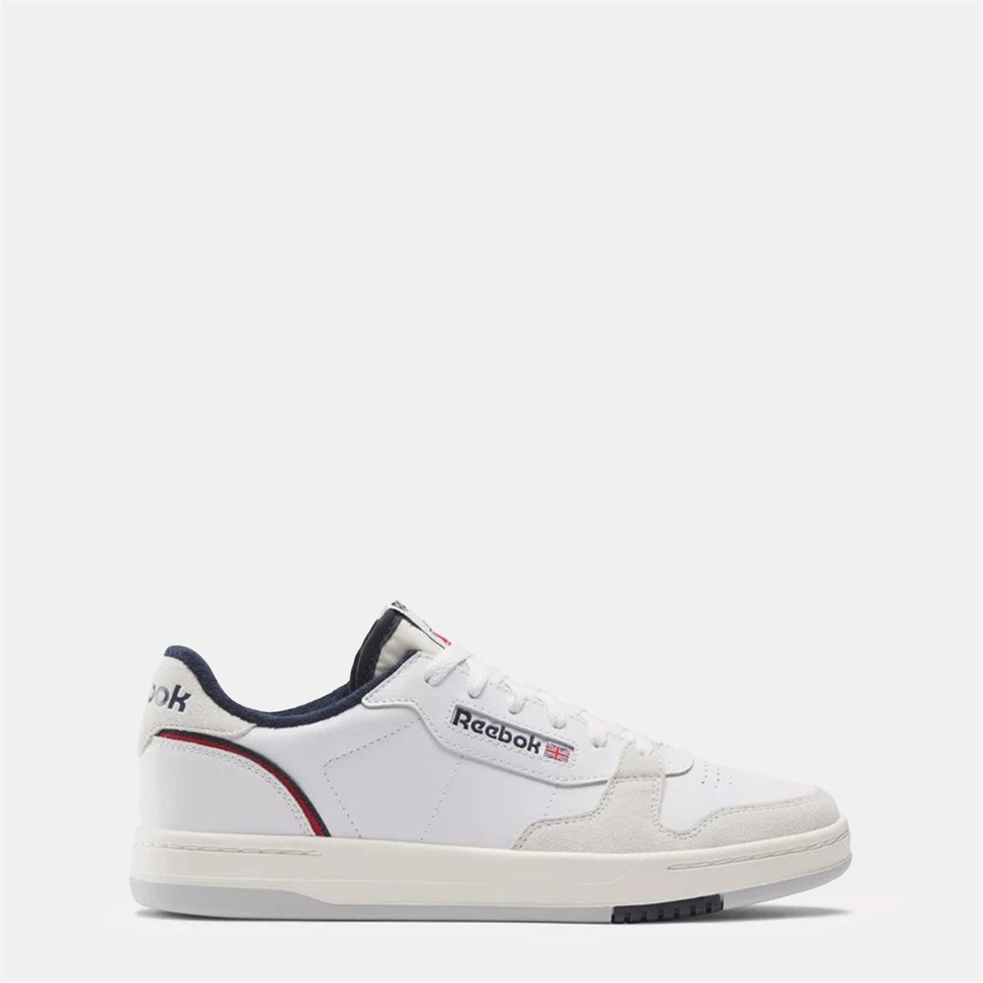 Reebok Mens Phase Court Ftwwht Chalk Vecnav Court Trainers
