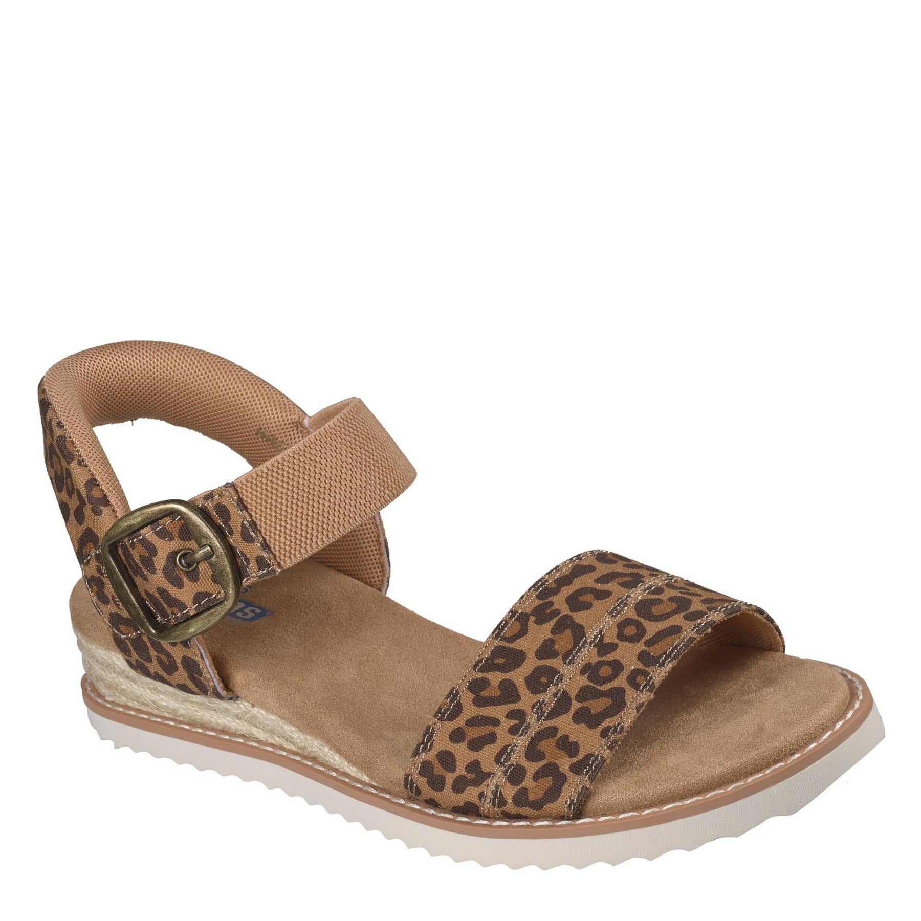 Skechers Desert Kiss Leopard Patterned Slides