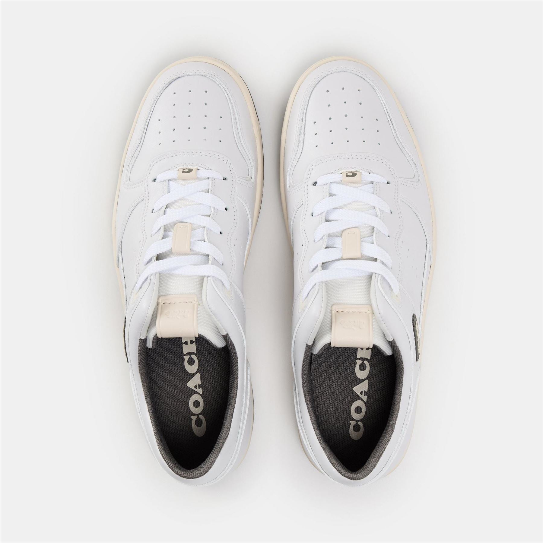 Coach C201 Low Top Lace-Up Sneakers