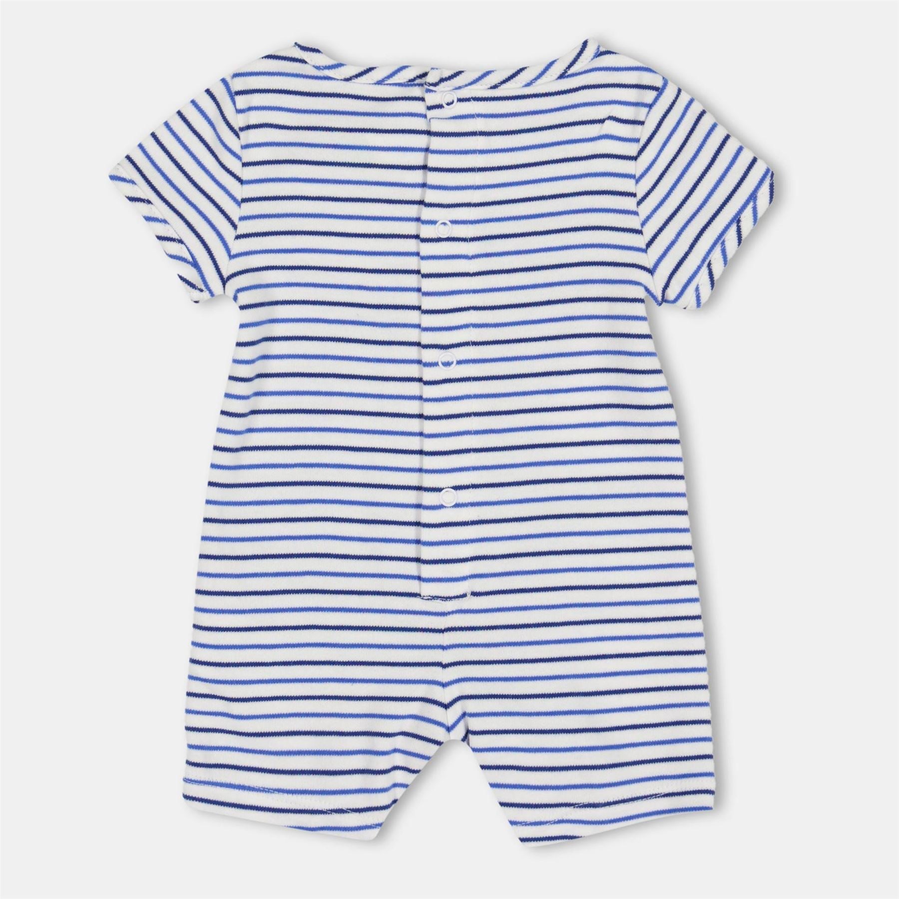 Carrement Beau Crew Neck Fish Graphic Short Sleeve Playsuit