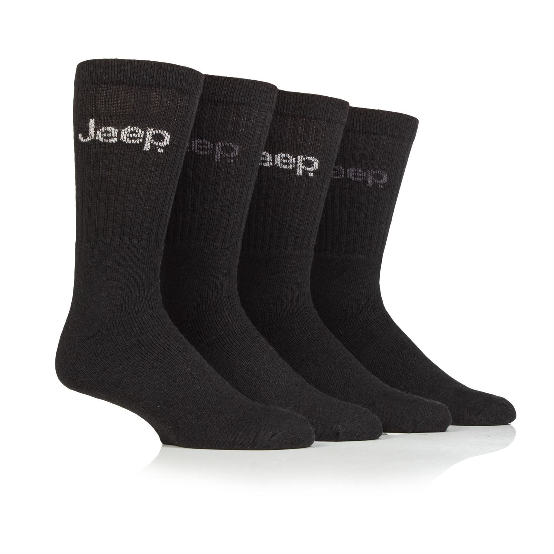 Jeep Plain Lettering Boot Socks
