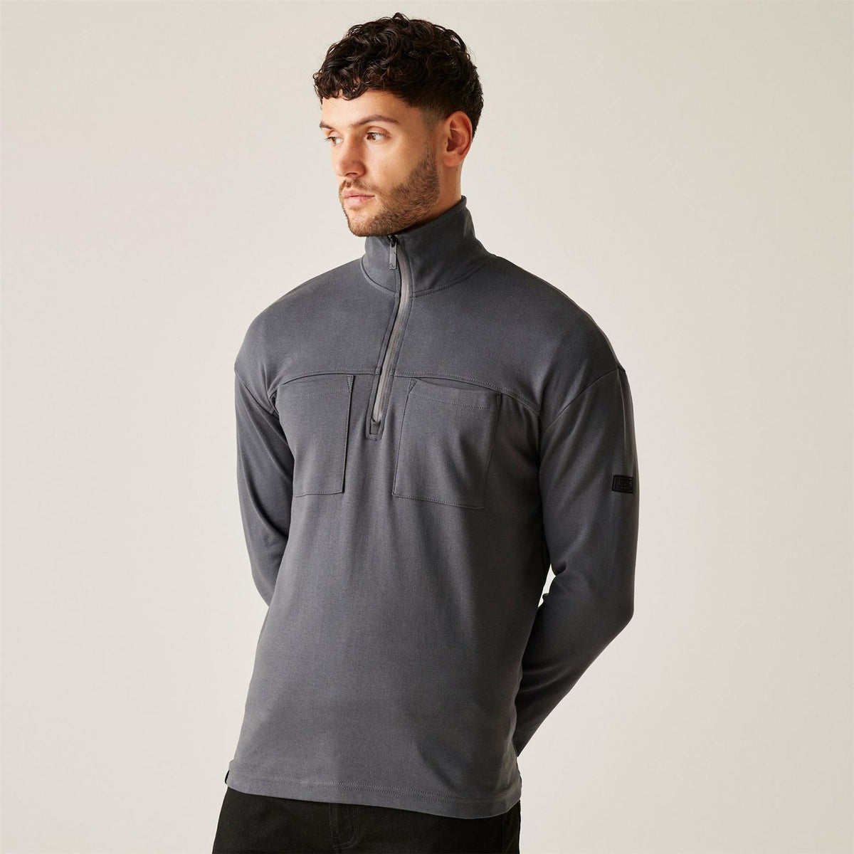 Regatta Funnel Neck High Collar Long Sleeve Warm Sweatshirt