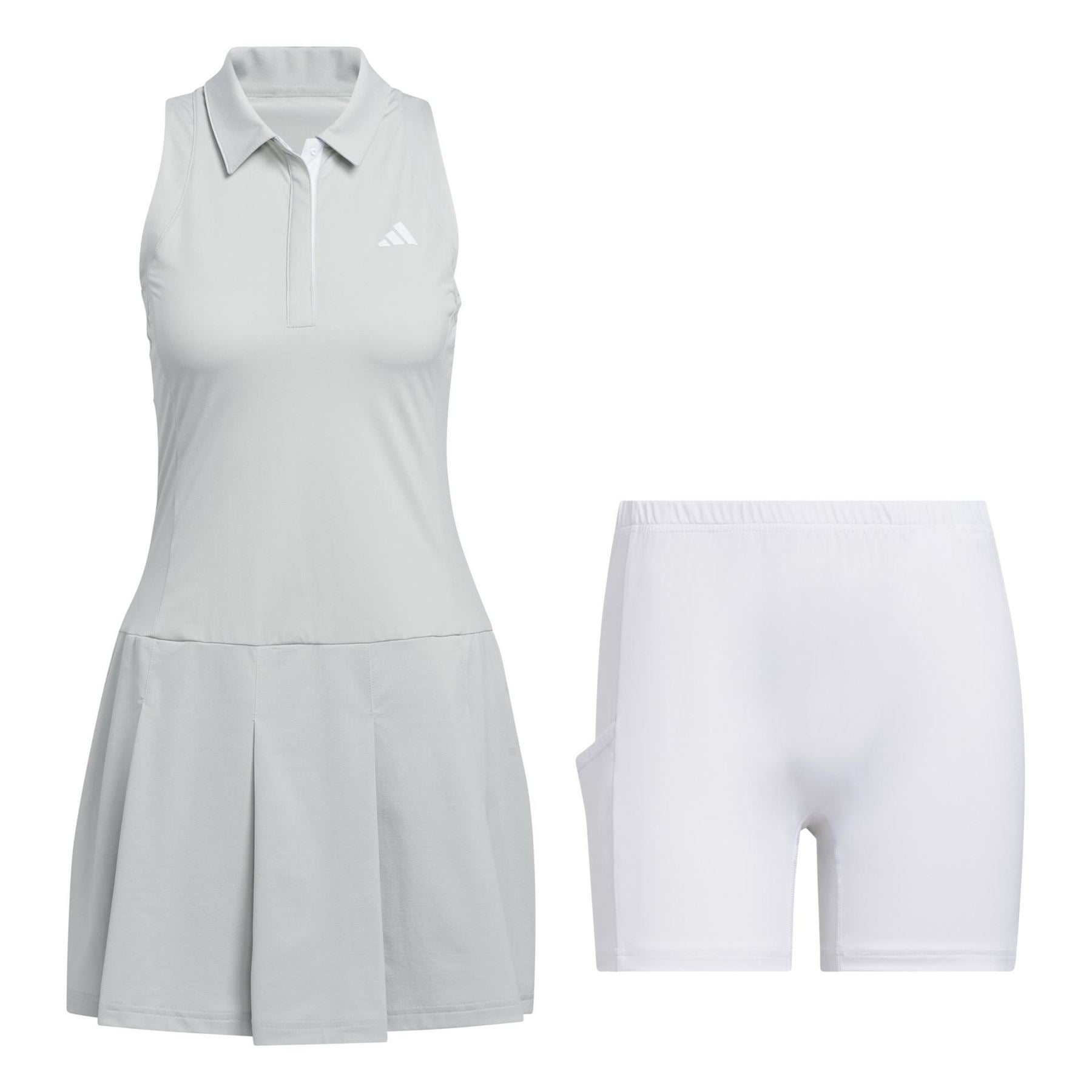 adidas Regular Fit Mini Sleeveless Shirt Dress