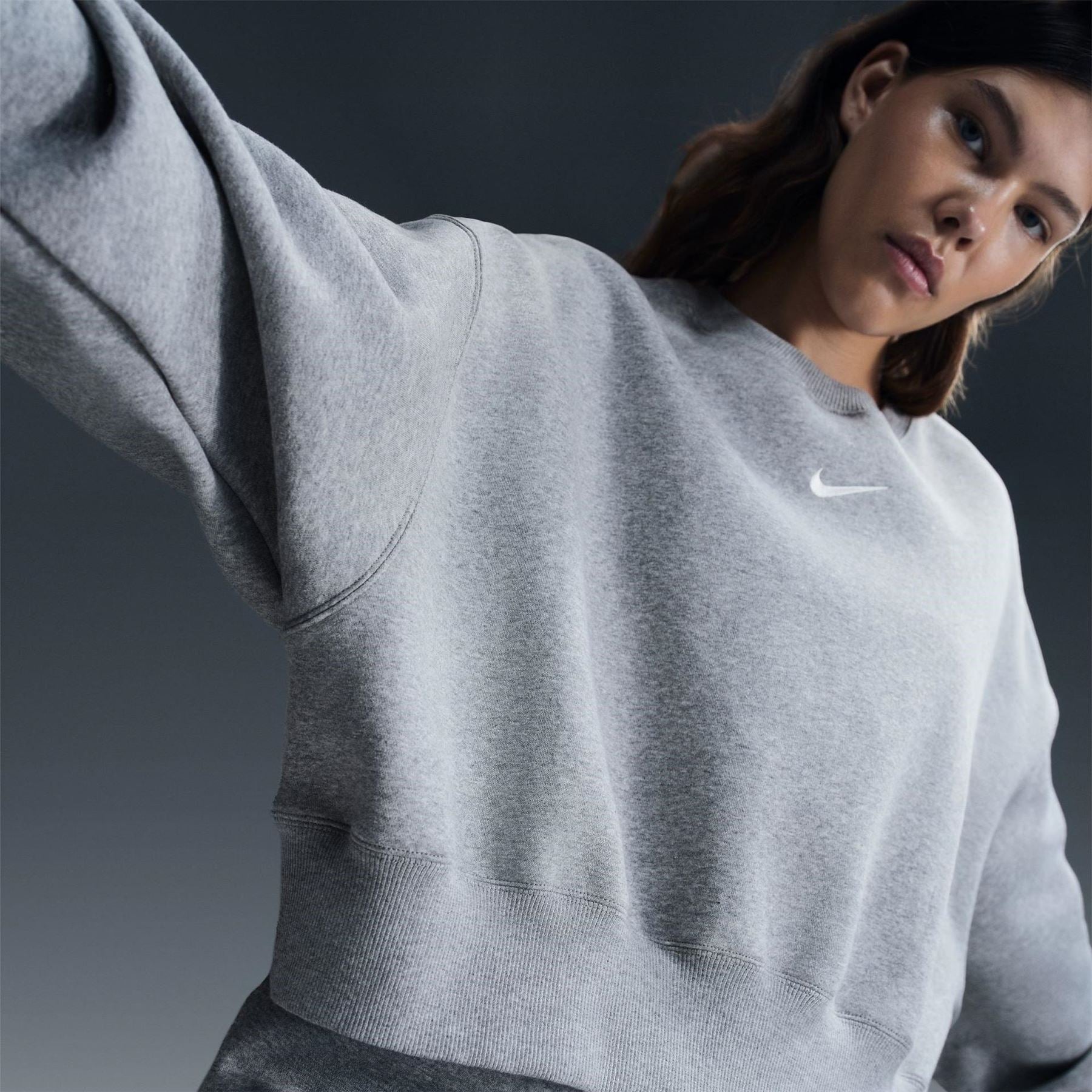 Nike Womens Sportswear Phoenix Fleece Over Oversized Crewneck Sweatshirt