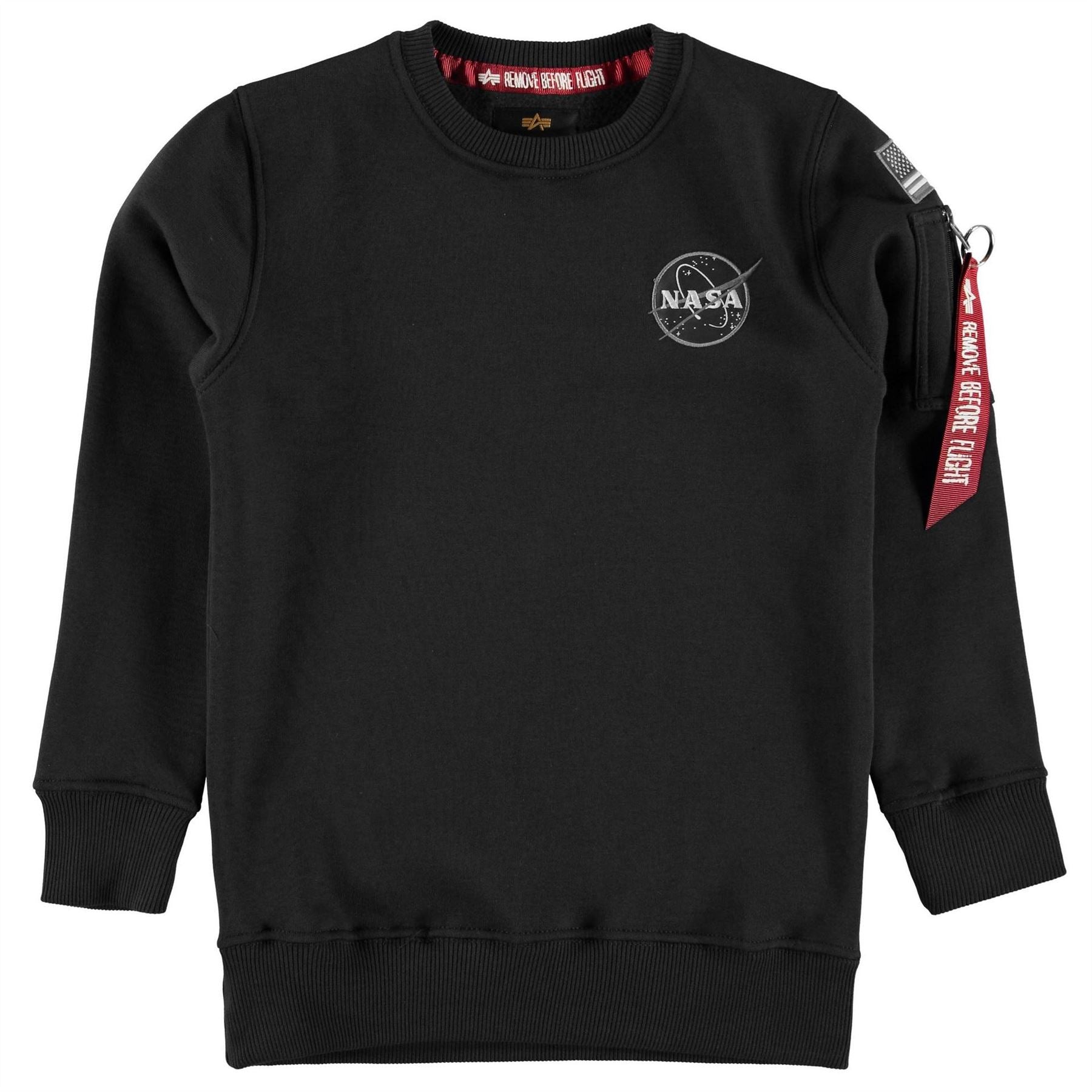 Alpha Industries Nasa Badge Crew Neck Sweater