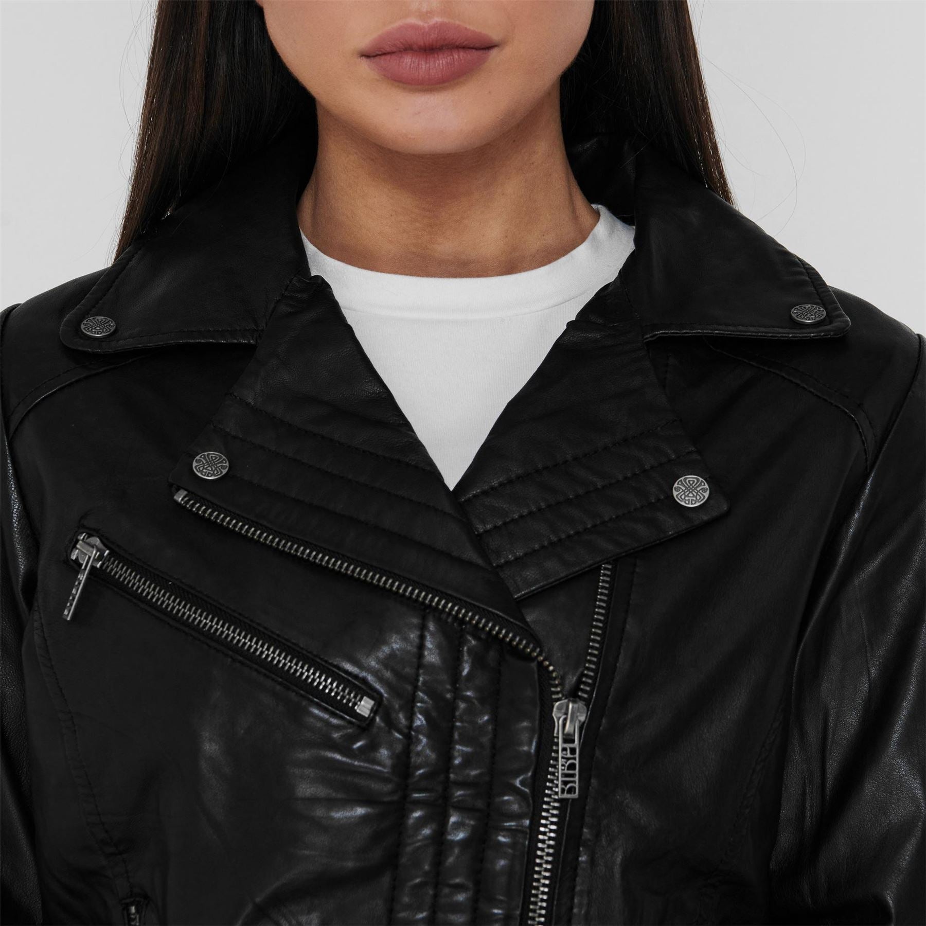 Biba Leather Biker Jacket
