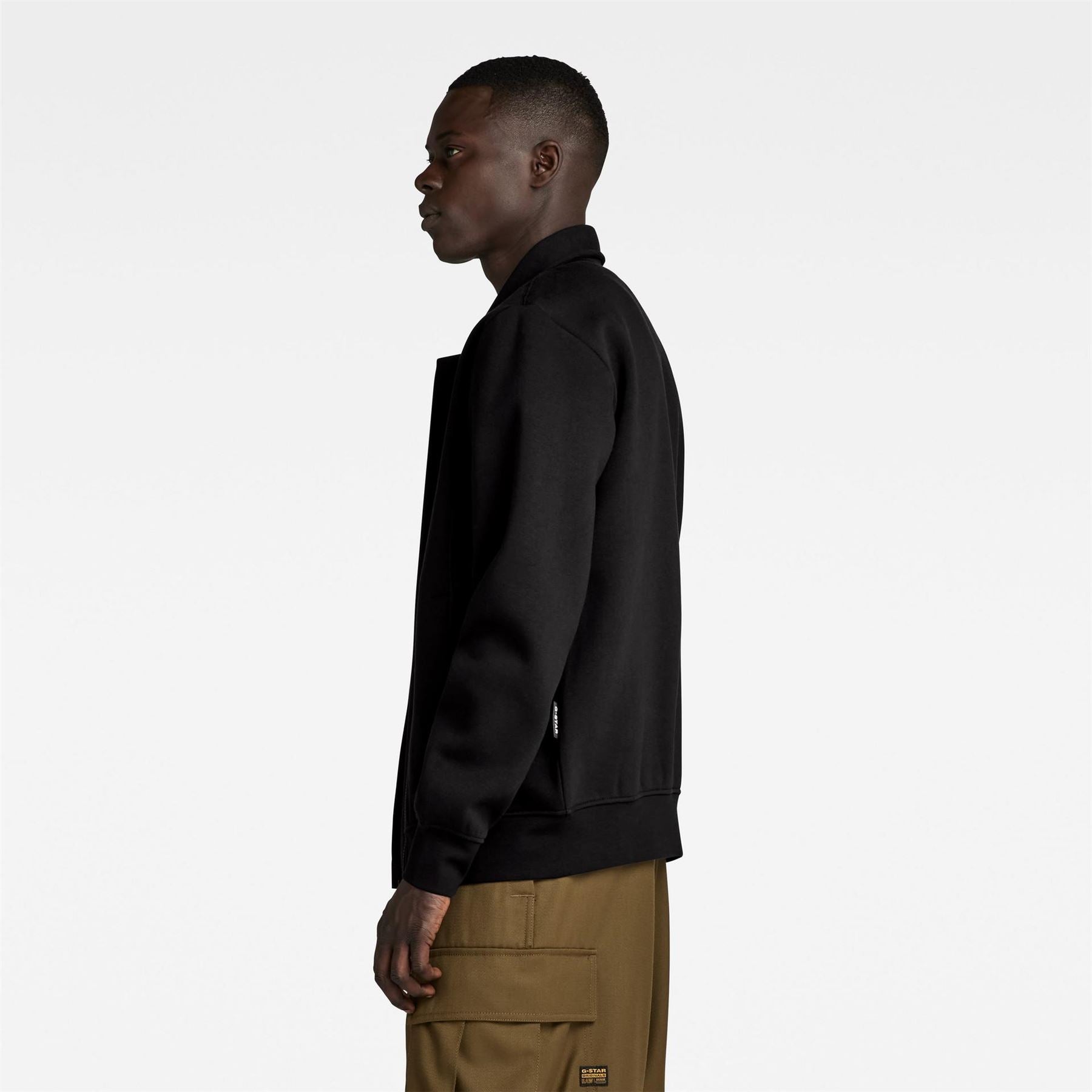 G Star Regular Fit Collared Sweatshirt