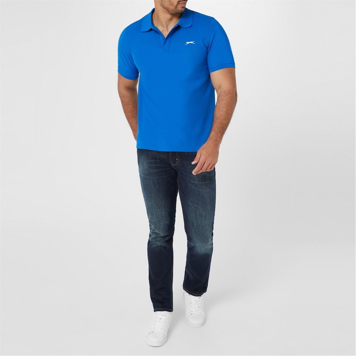 Slazenger Mens Plain Polo Shirt