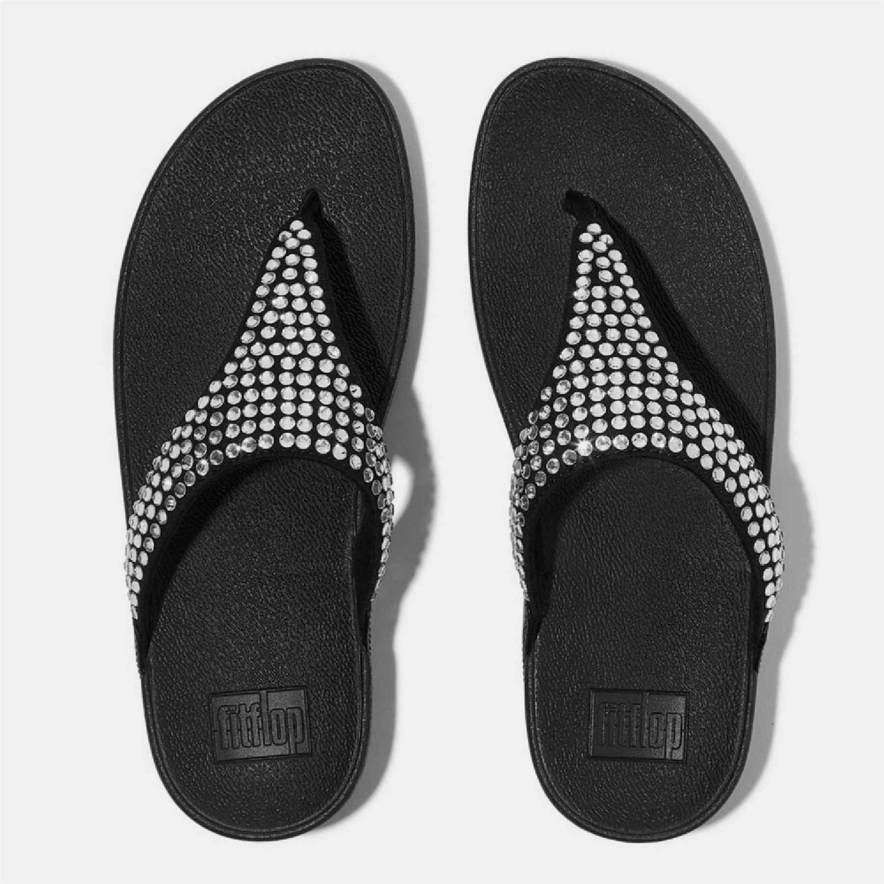 FitFlop Maxi Crystal Toe Post Sandals