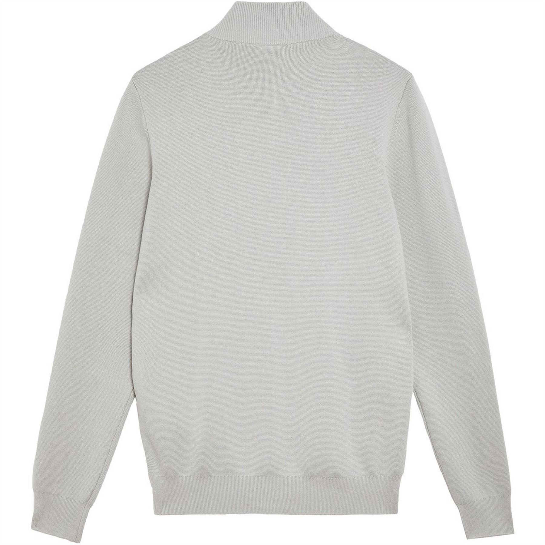 Lyle and Scott Mock Neck Ribbed Cuff Bomber Jacket