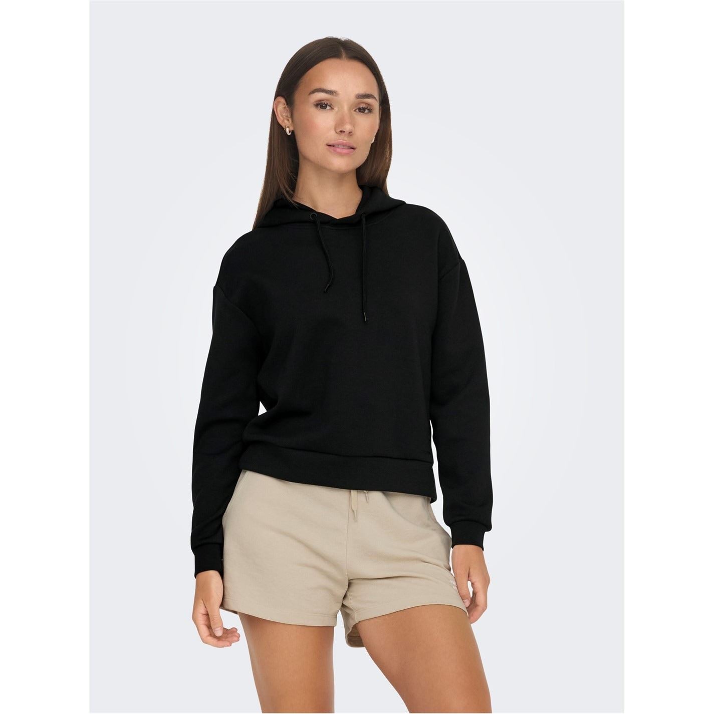 Only Play Relaxed Fit Hooded Neck Long Sleeve Sweatshirt