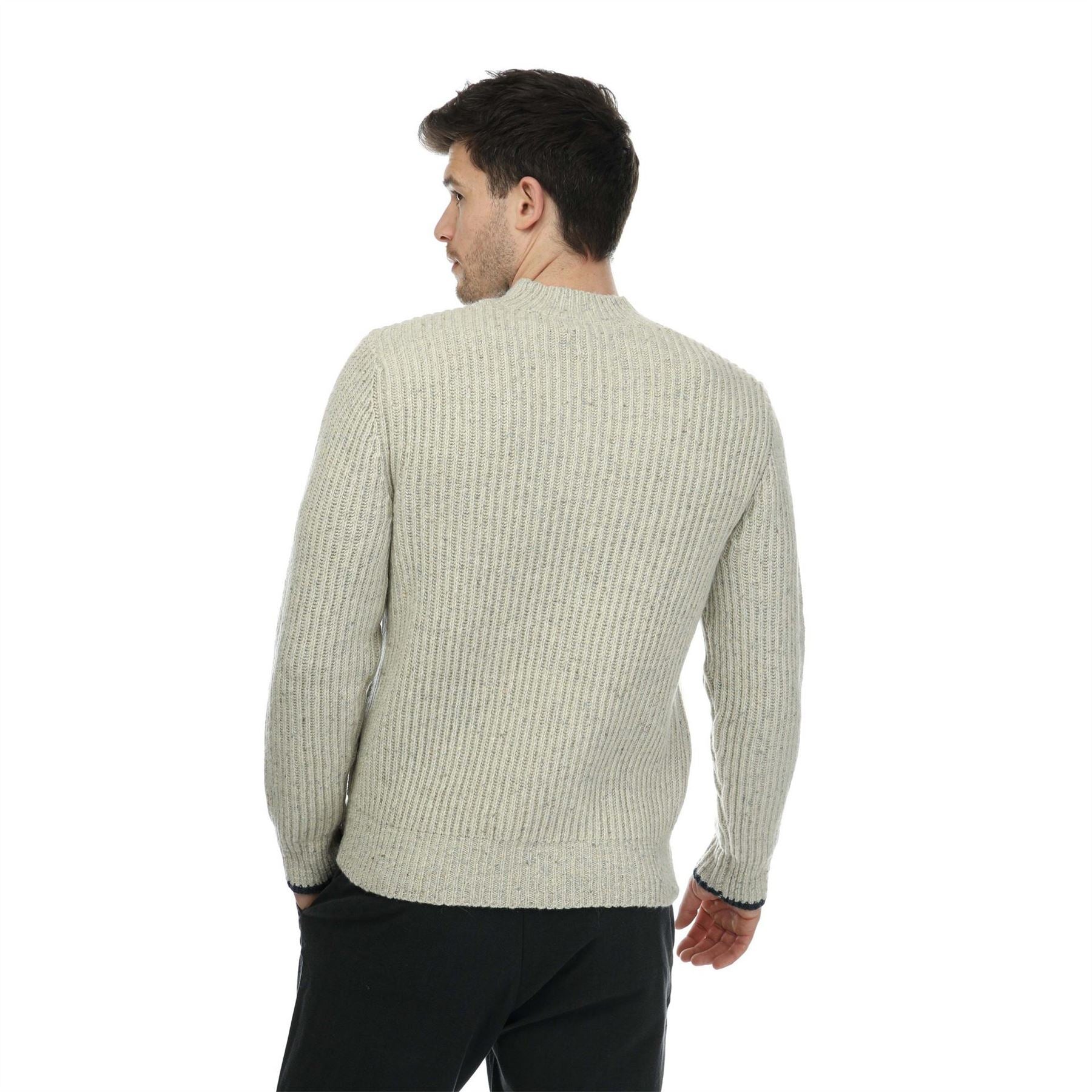 DOCKERS Relaxed Fit Mock Neck Long Sleeve Sweater