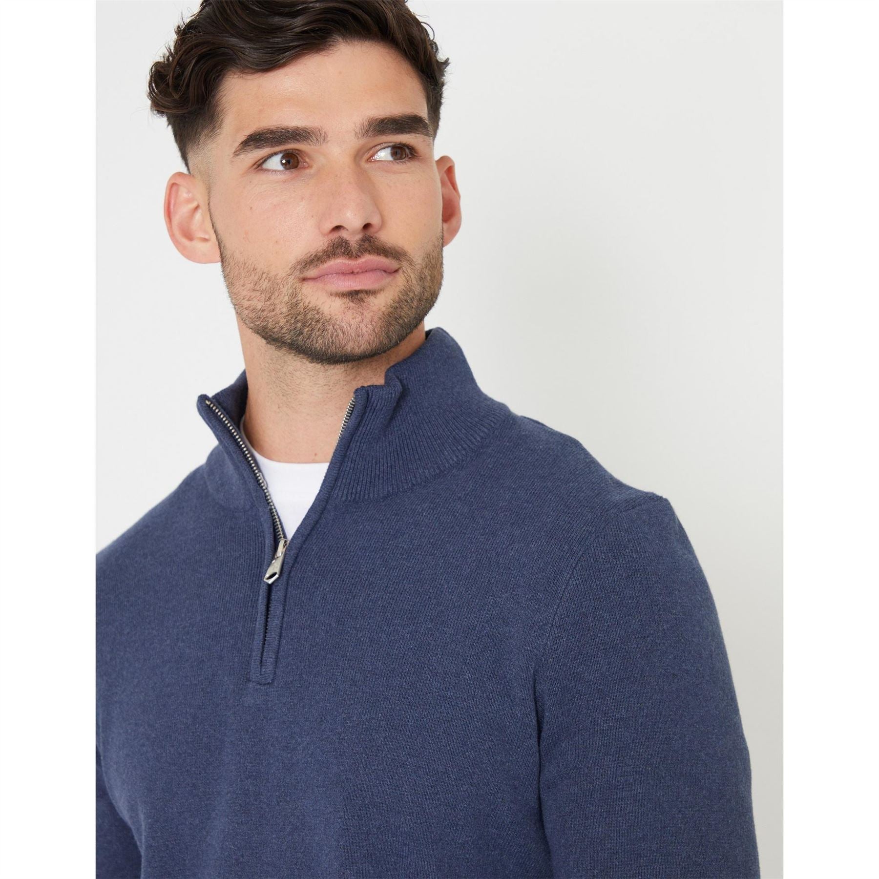 Threadbare Tb Hazelbank Quarter Zip Fleece