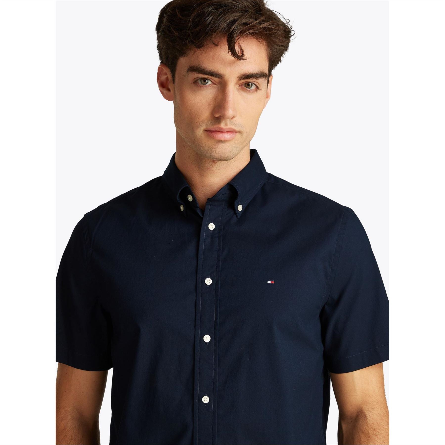 Tommy Hilfiger Poplin Regular Fit Button Down Collar Shirt