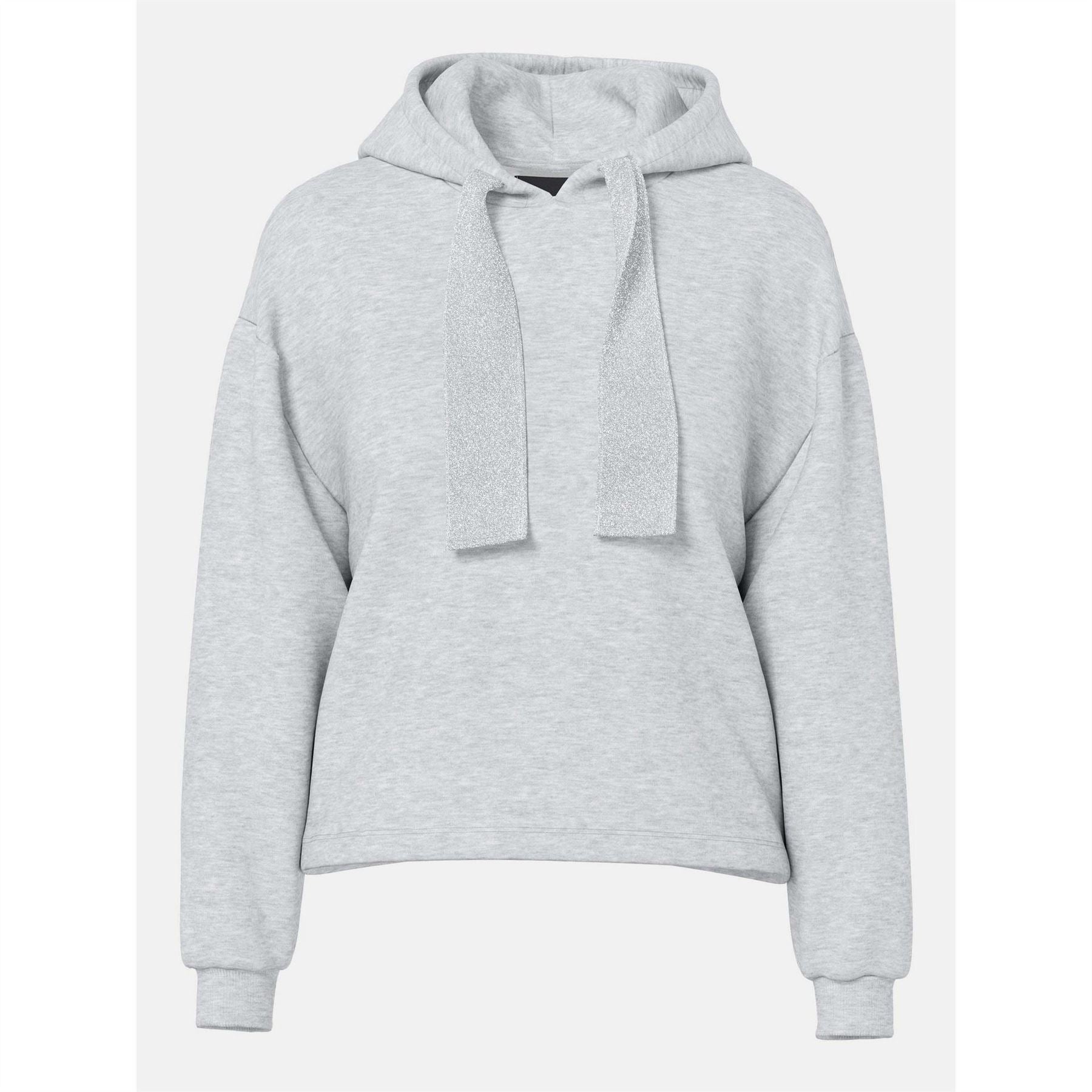 Pieces Hooded Neck Long Sleeve Drop Shoulder Sweatshirt