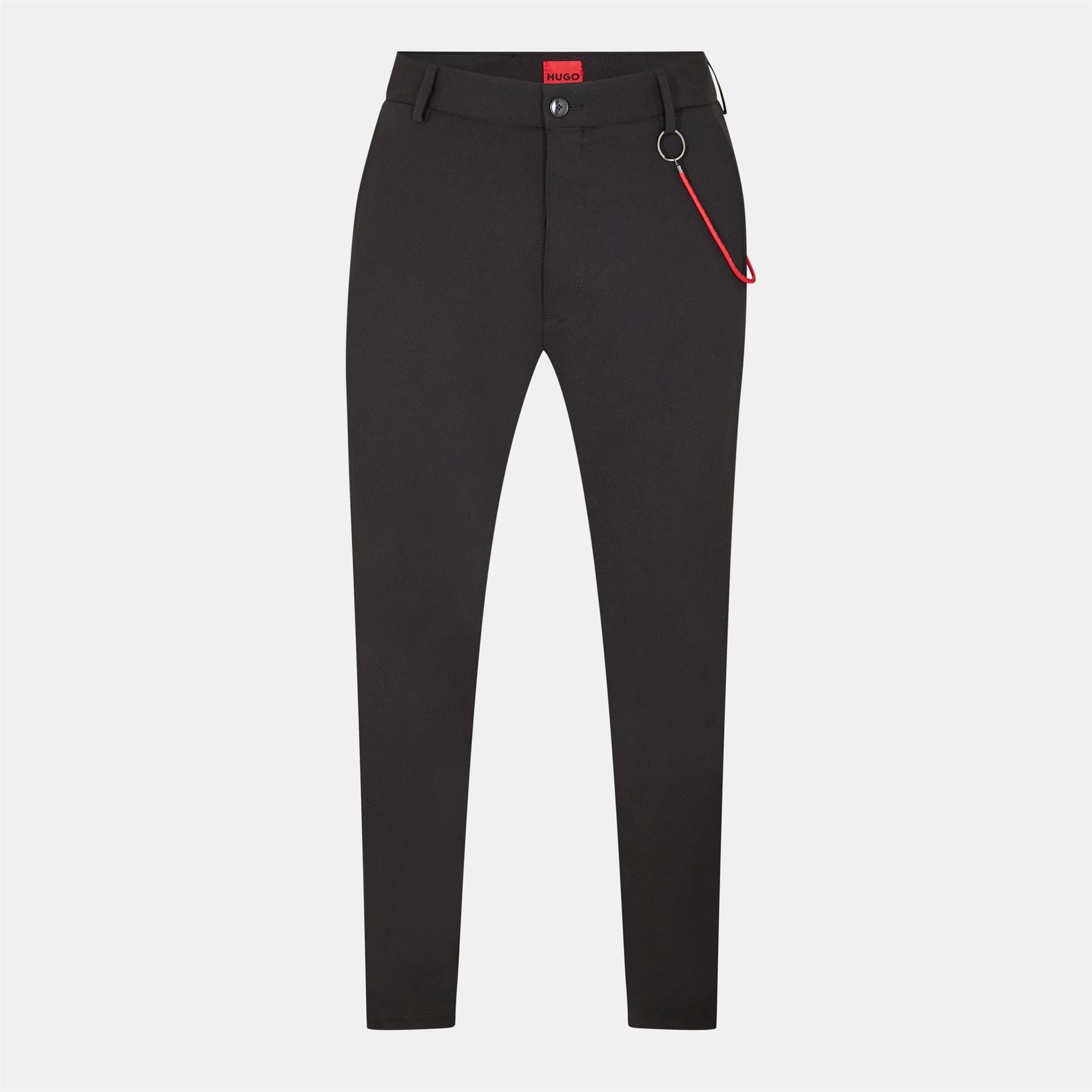 Hugo Gason214 Chain Solid Patterned Slim Chinos