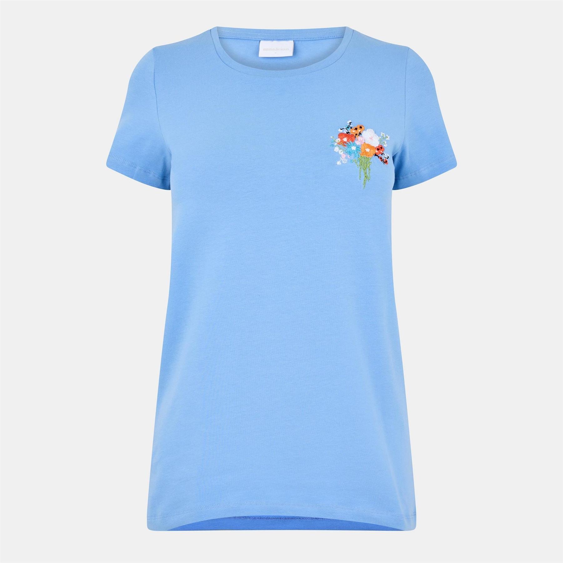Mamalicious Regular Fit Crew Neck Maternity T-Shirt