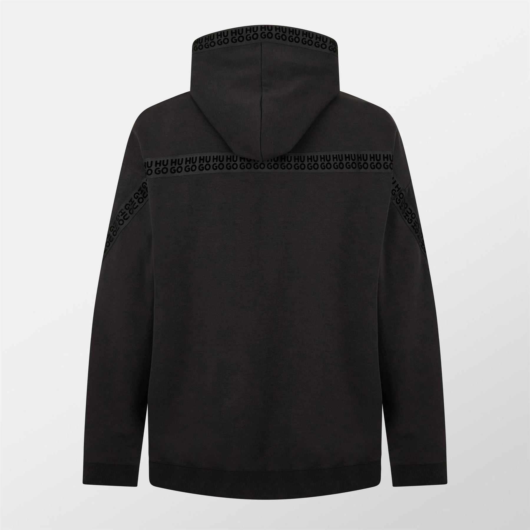 Hugo Dagarito Hooded Relaxed Fit Lettering Sweatshirt