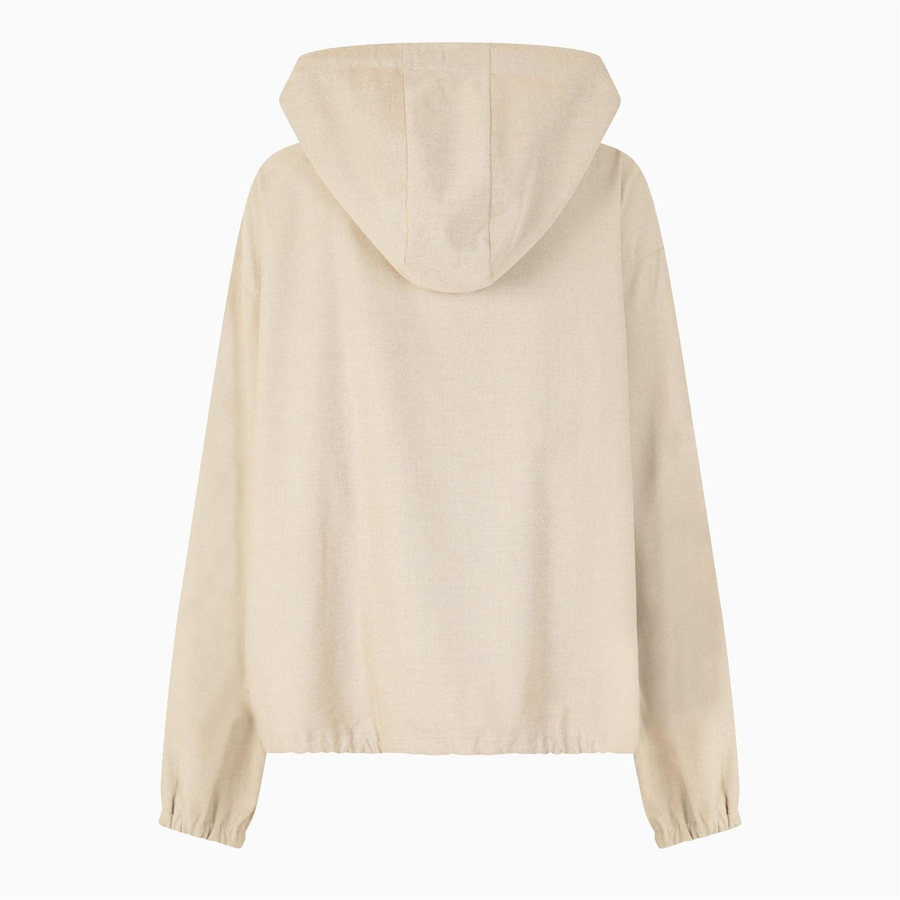 Lacoste Cropped Relaxed Fit Hooded Sweatshirt