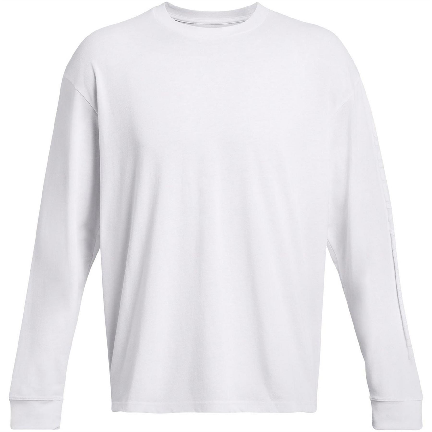 Under Armour Embossed Logo Crew Neck Long Sleeve Jersey T-Shirt